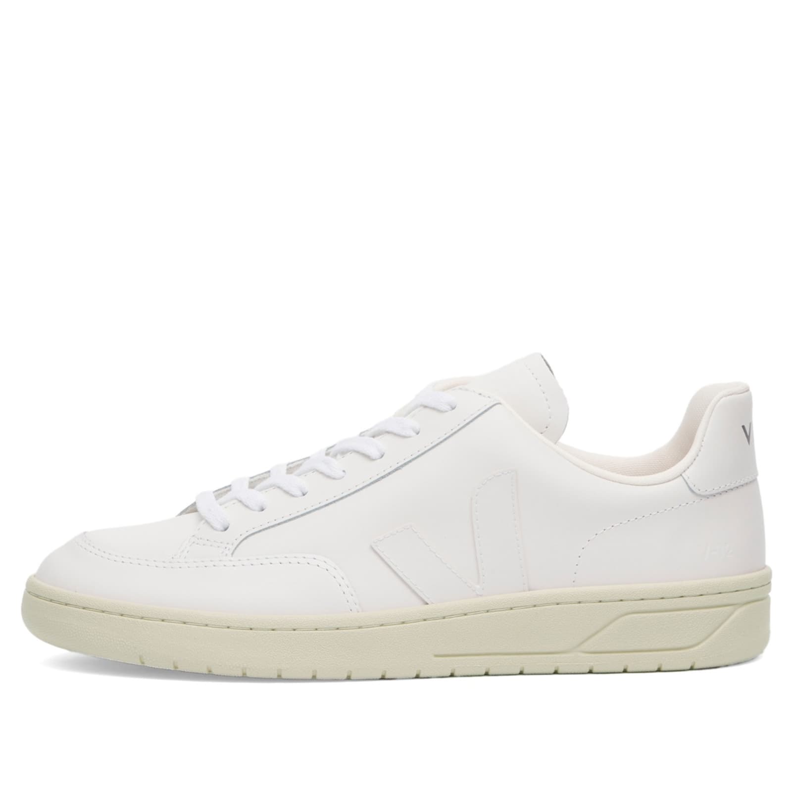 Veja V-12 Leather Sneaker - Extra White