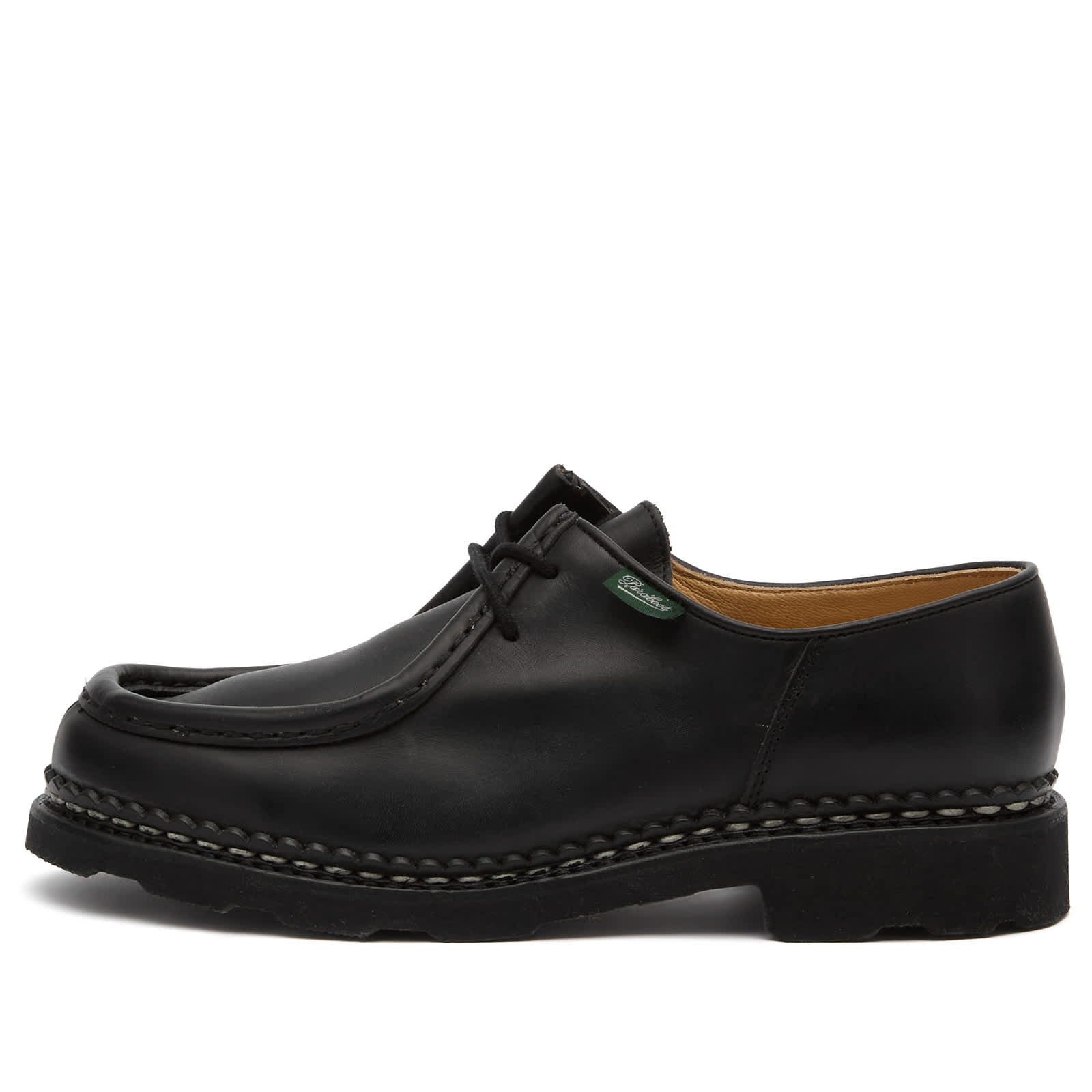 Paraboot Michael Leather Lace Up Derby Shoe - Black