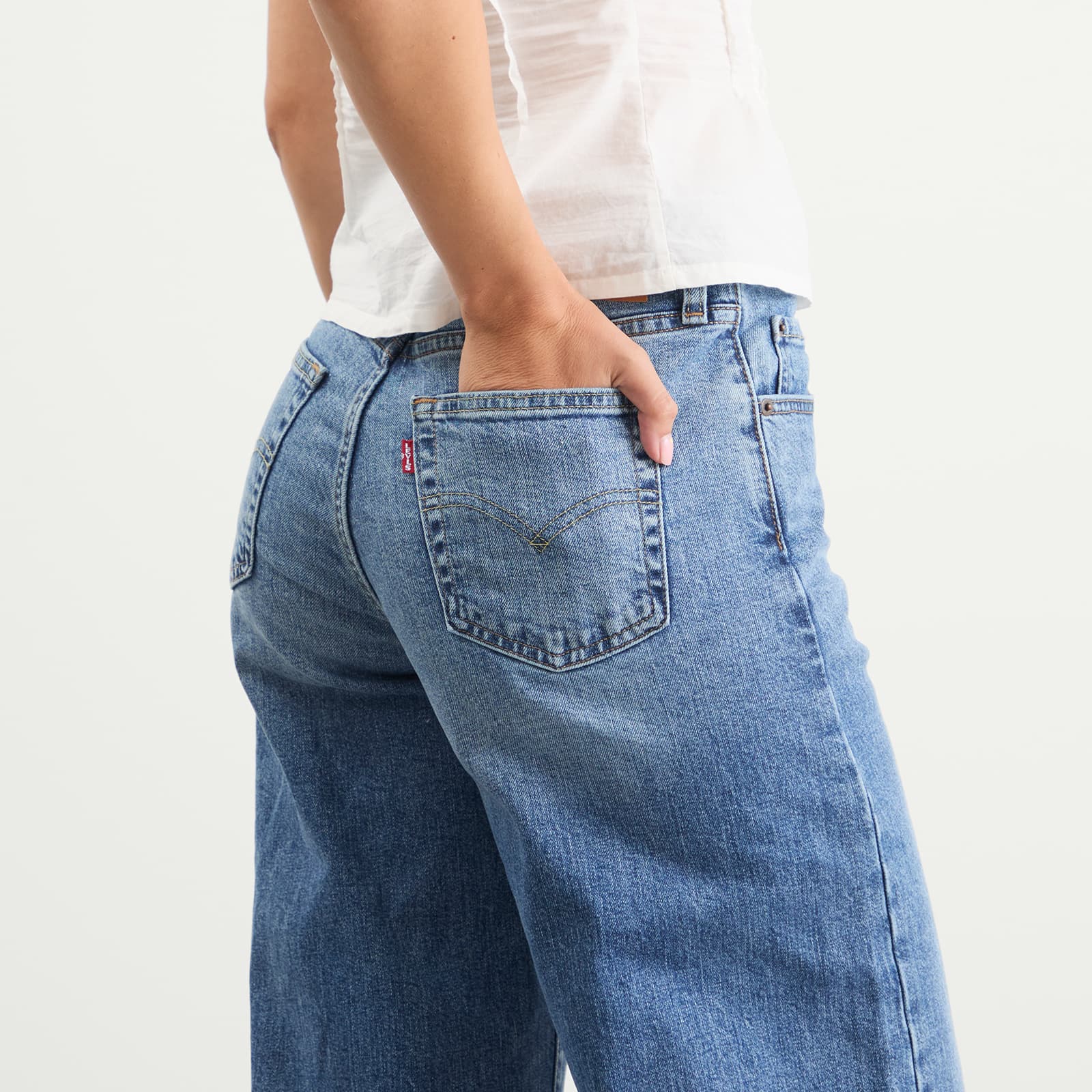 Levi's 728 High Rise Wide Leg Jeans