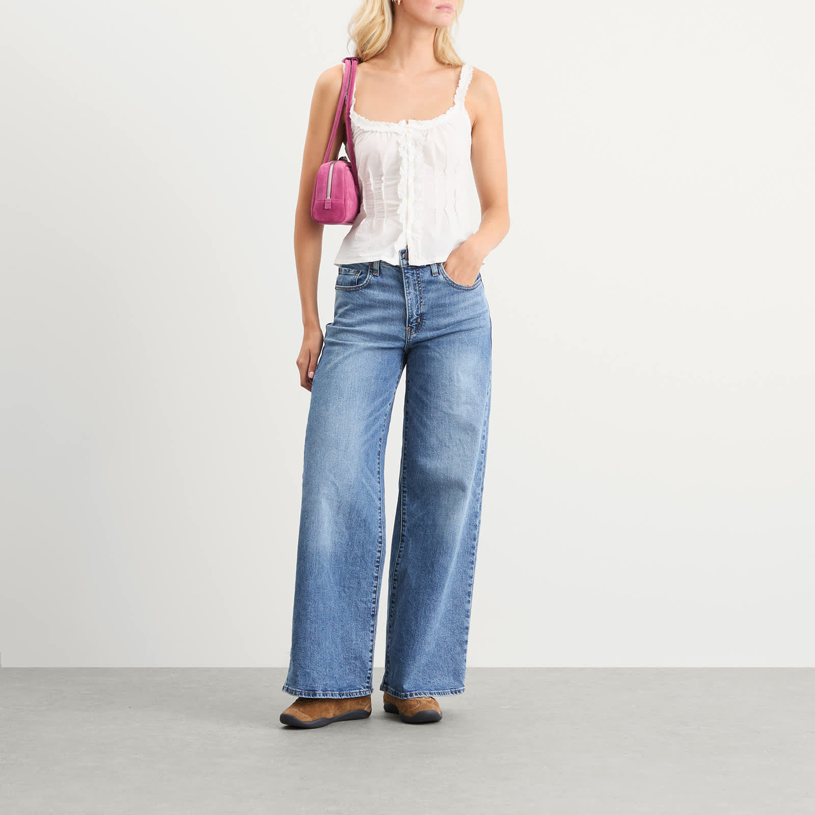 Levi's 728 High Rise Wide Leg Jeans