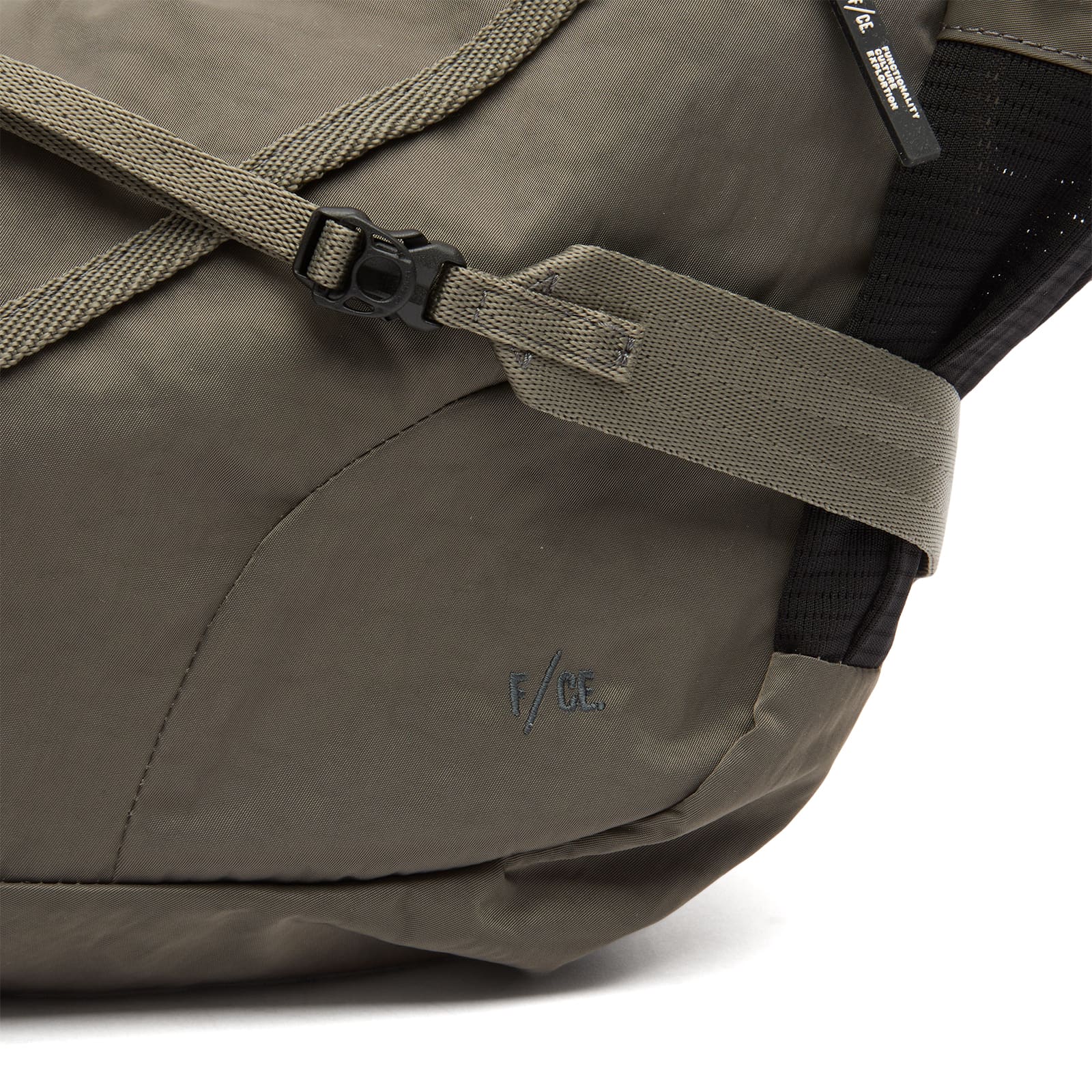 F/CE. Textured Twill Horn Mini Shoulder Bag