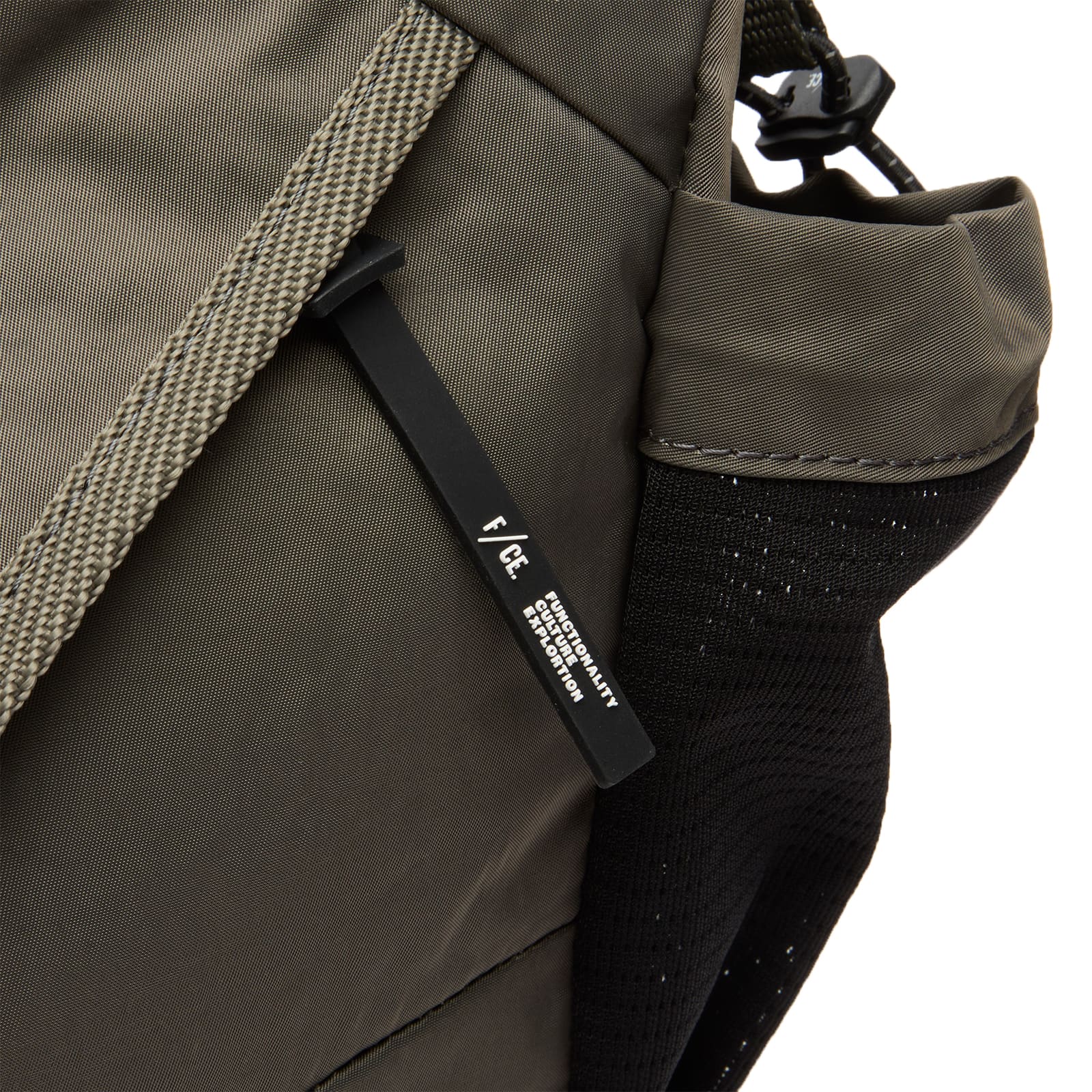 F/CE. Textured Twill Horn Mini Shoulder Bag