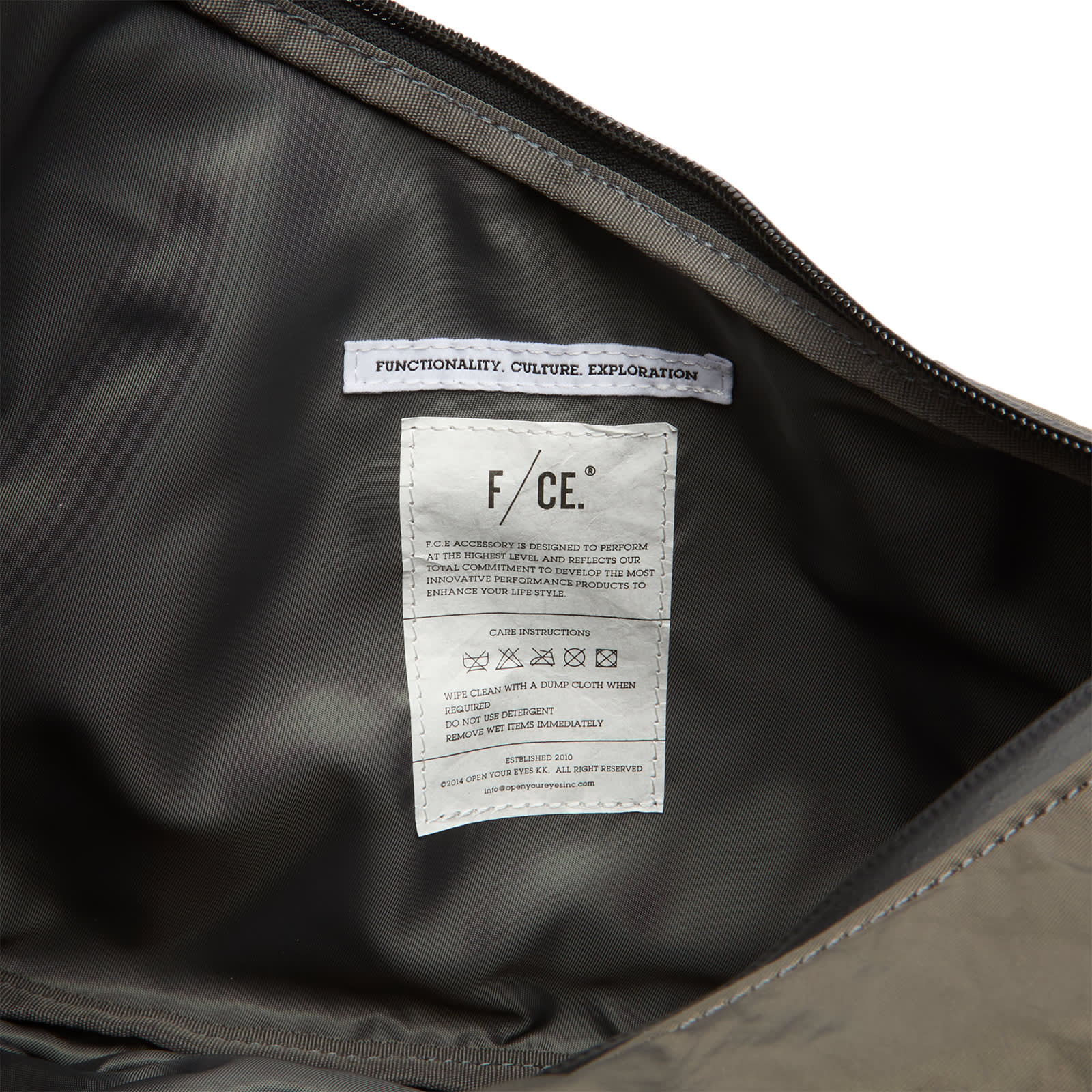 F/CE. Textured Twill Horn Mini Shoulder Bag