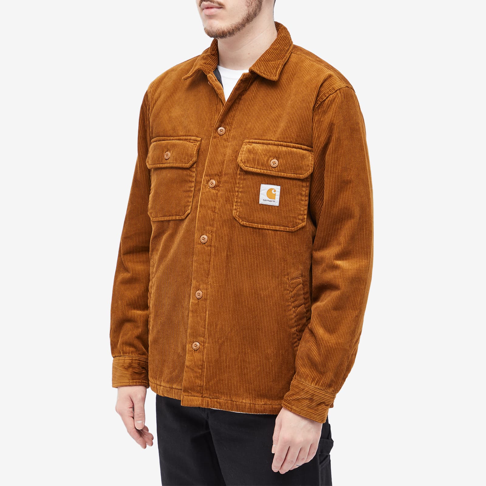 Carhartt WIP Whitsome Corduroy Shirt Jacket - Deep Hamilton Brown