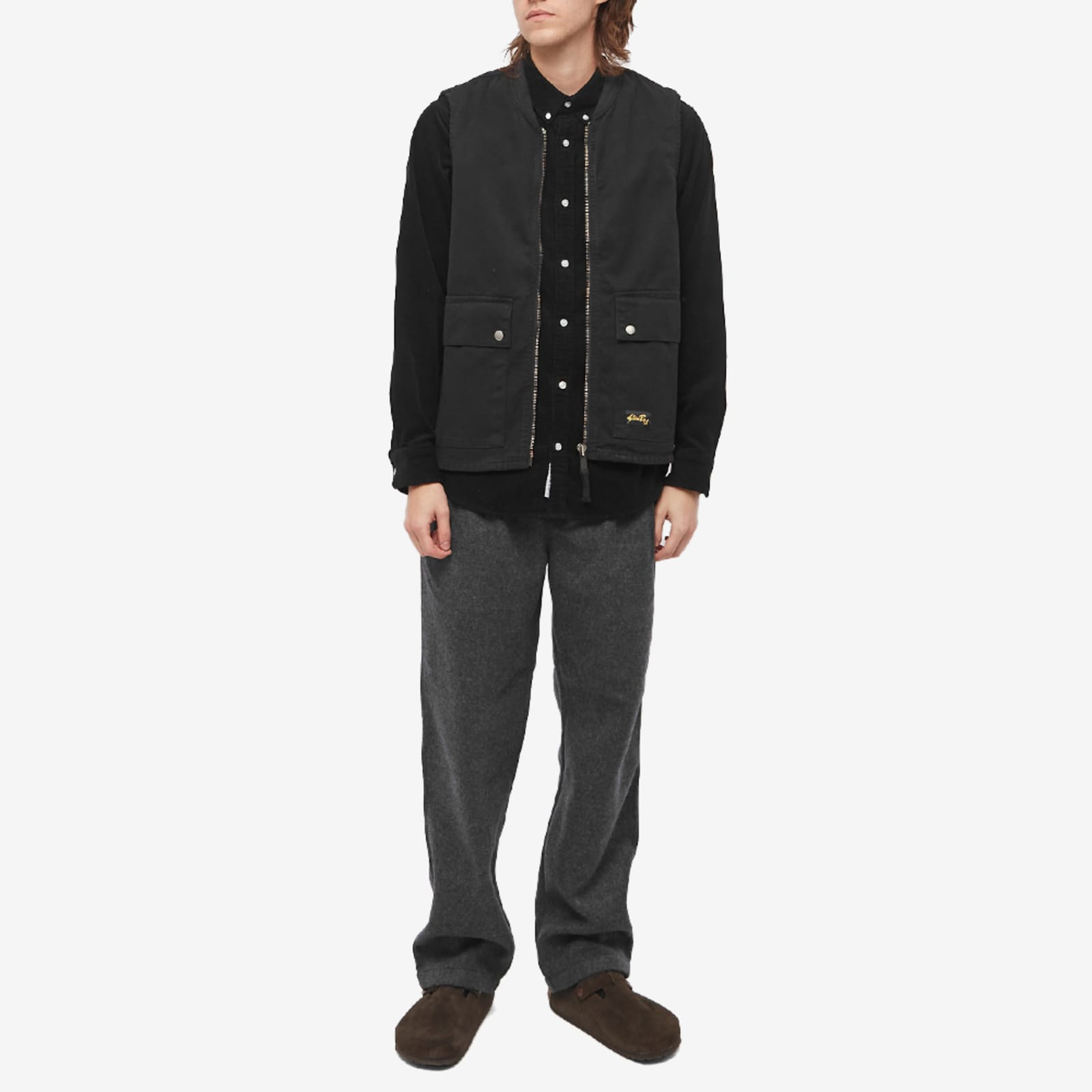 Stan Ray Works Vest Black Duck END. (GB)