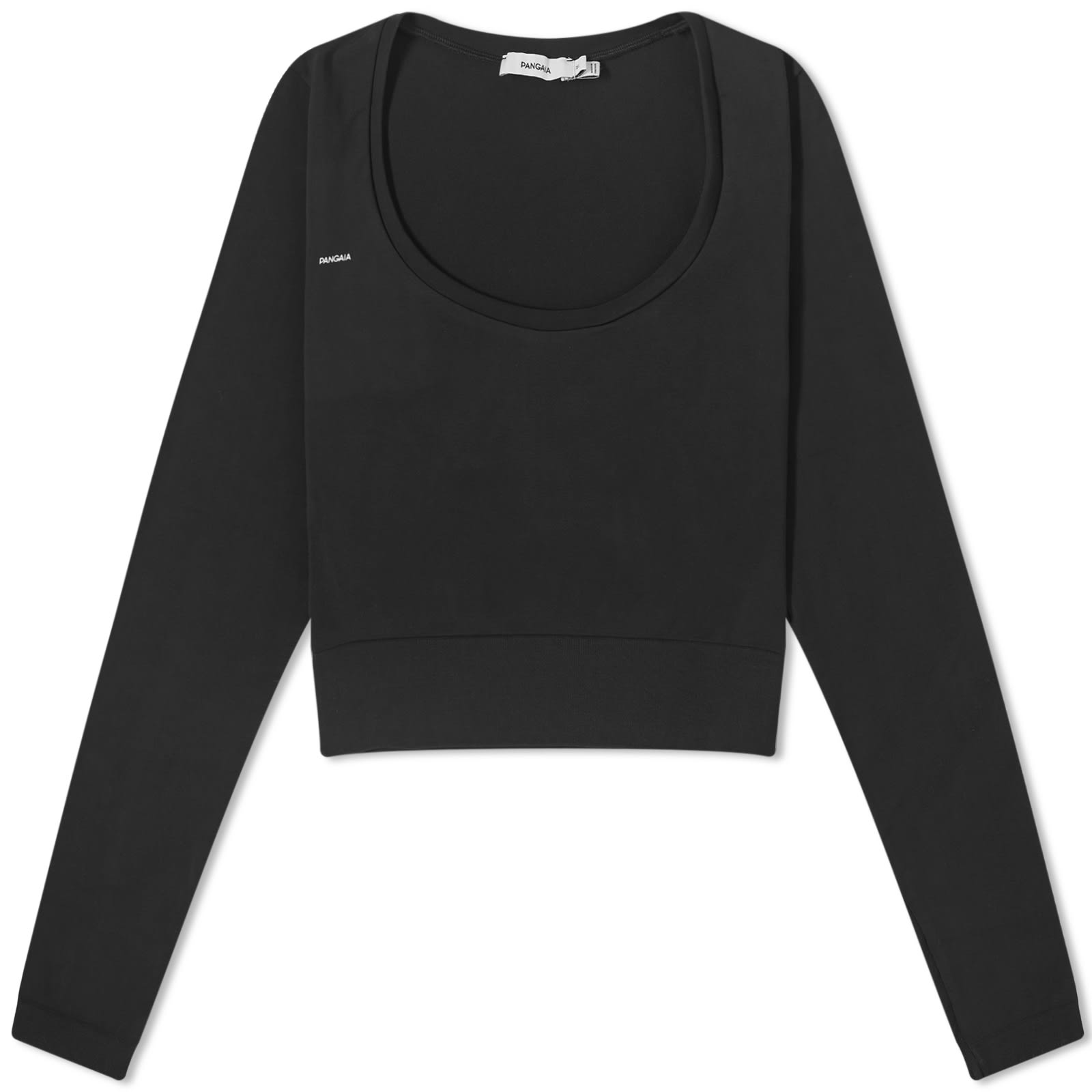 Pangaia Motion Low Impact Long Sleeve Cropped Top Black END KR pangaia-motion-low-impact-long-sleeve-cropped-top-black-end-kr