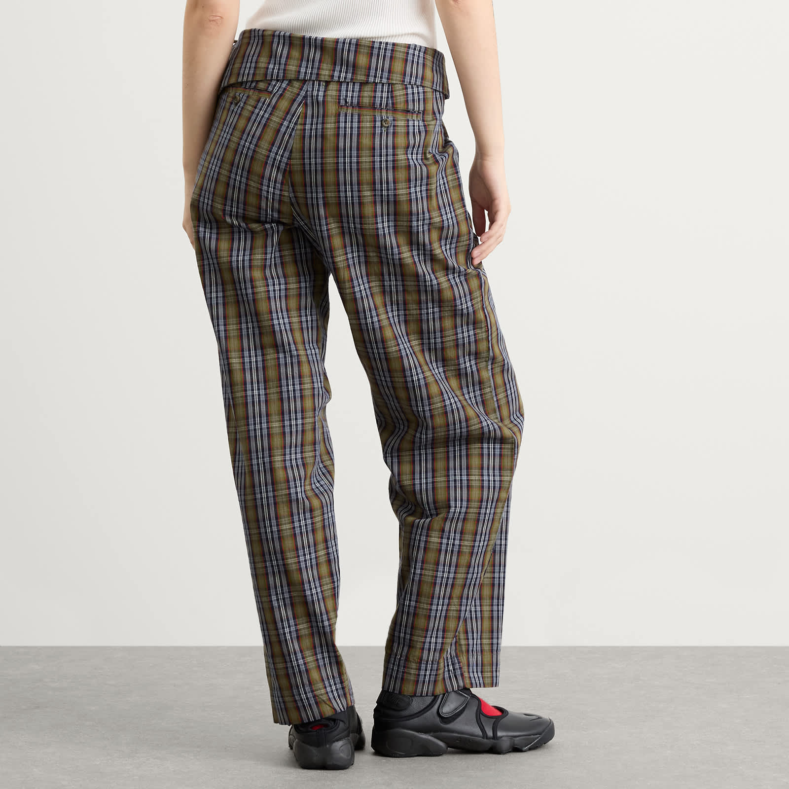 Damson Madder Fia Check Trousers