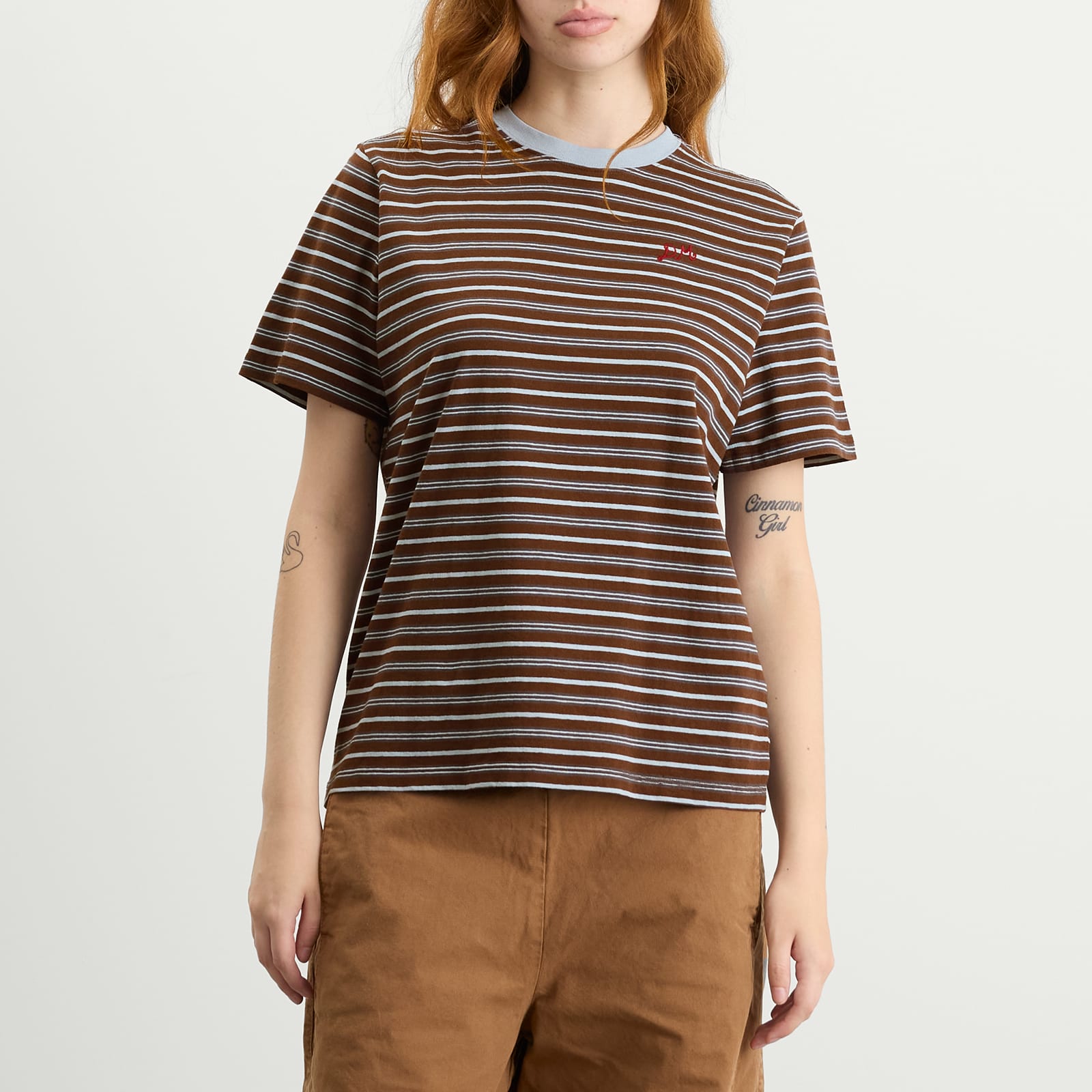 Damson Madder Ariel Relaxed Stripe T-Shirt