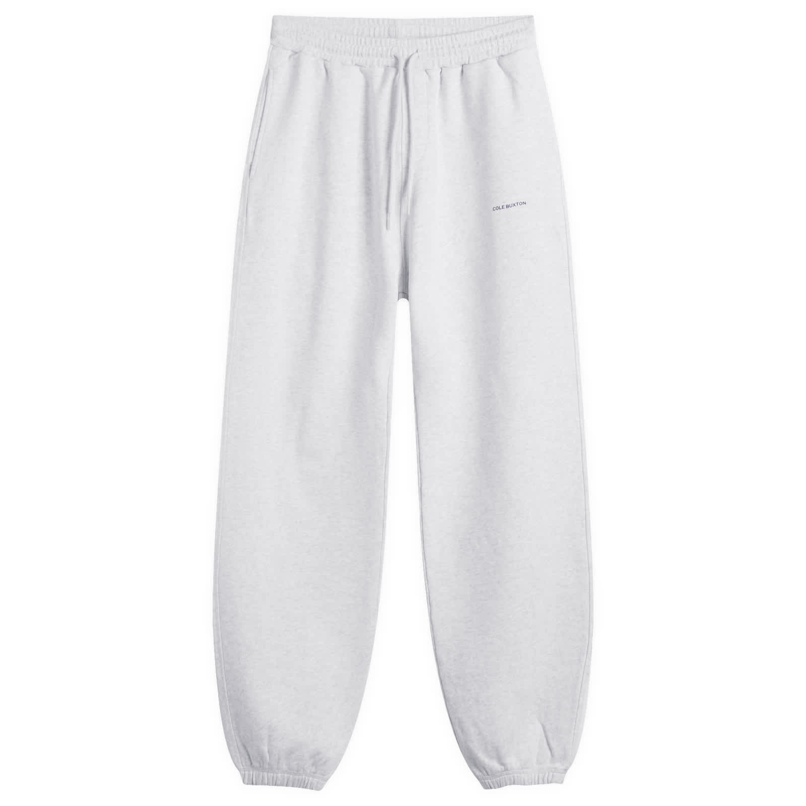 Cole Buxton Mini Logo Sweatpants - Light Grey Marl