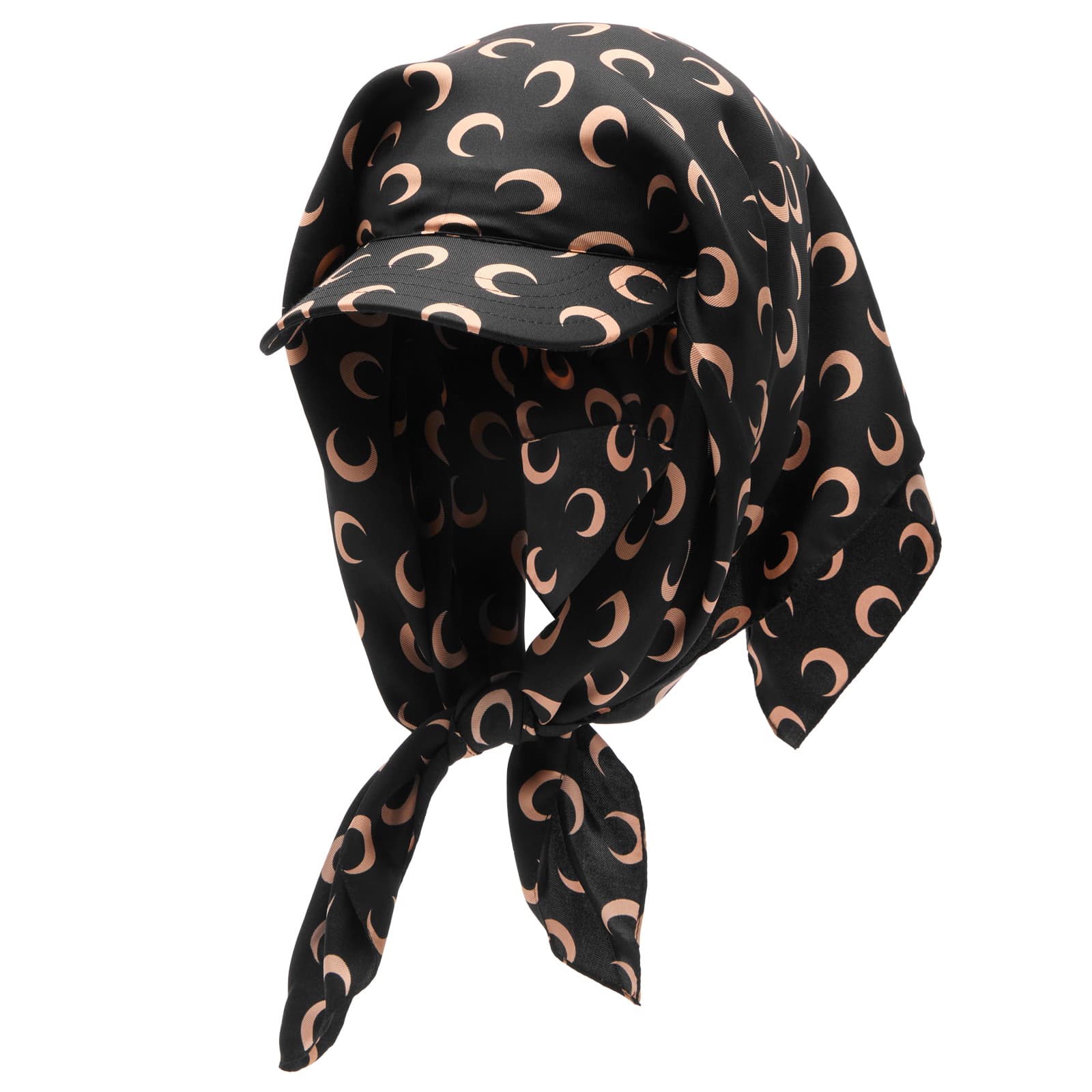 Marine Serre Moon Silk Veiled Cap