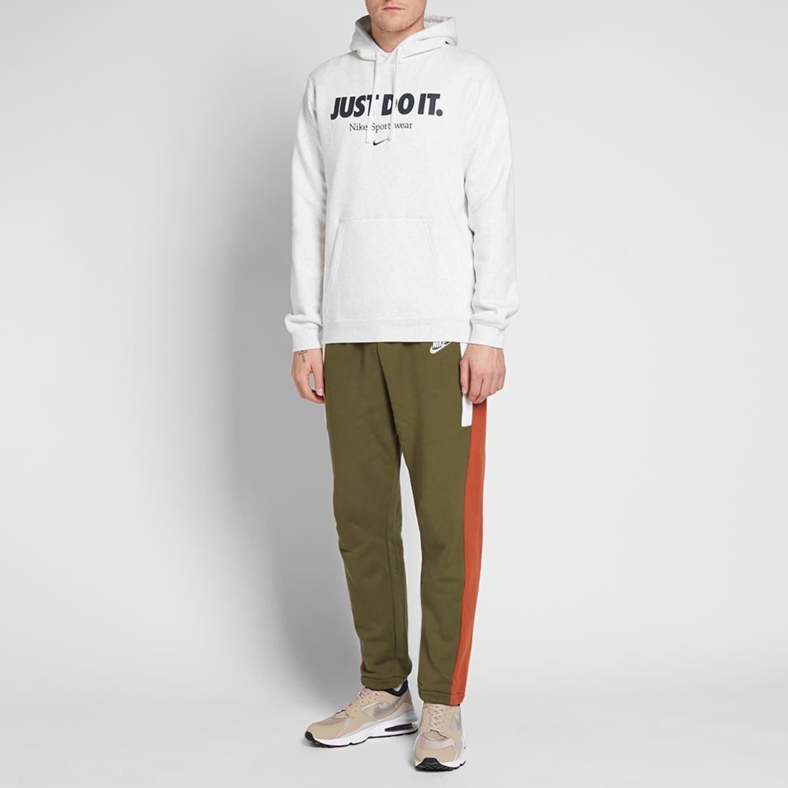 Nike Retro Just Do It Hoody - Birch Heather