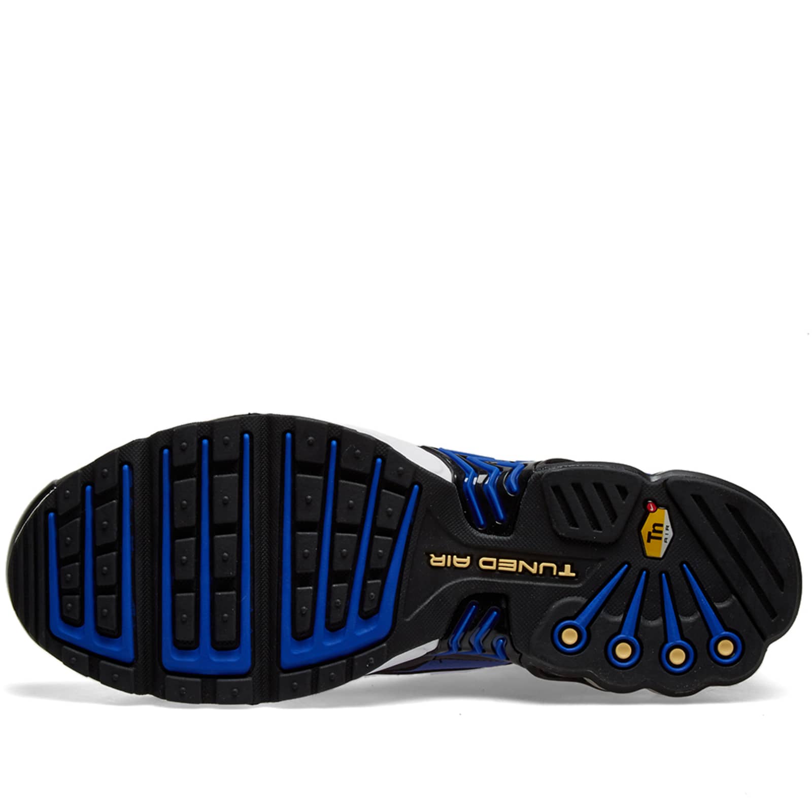 blue and black air max plus