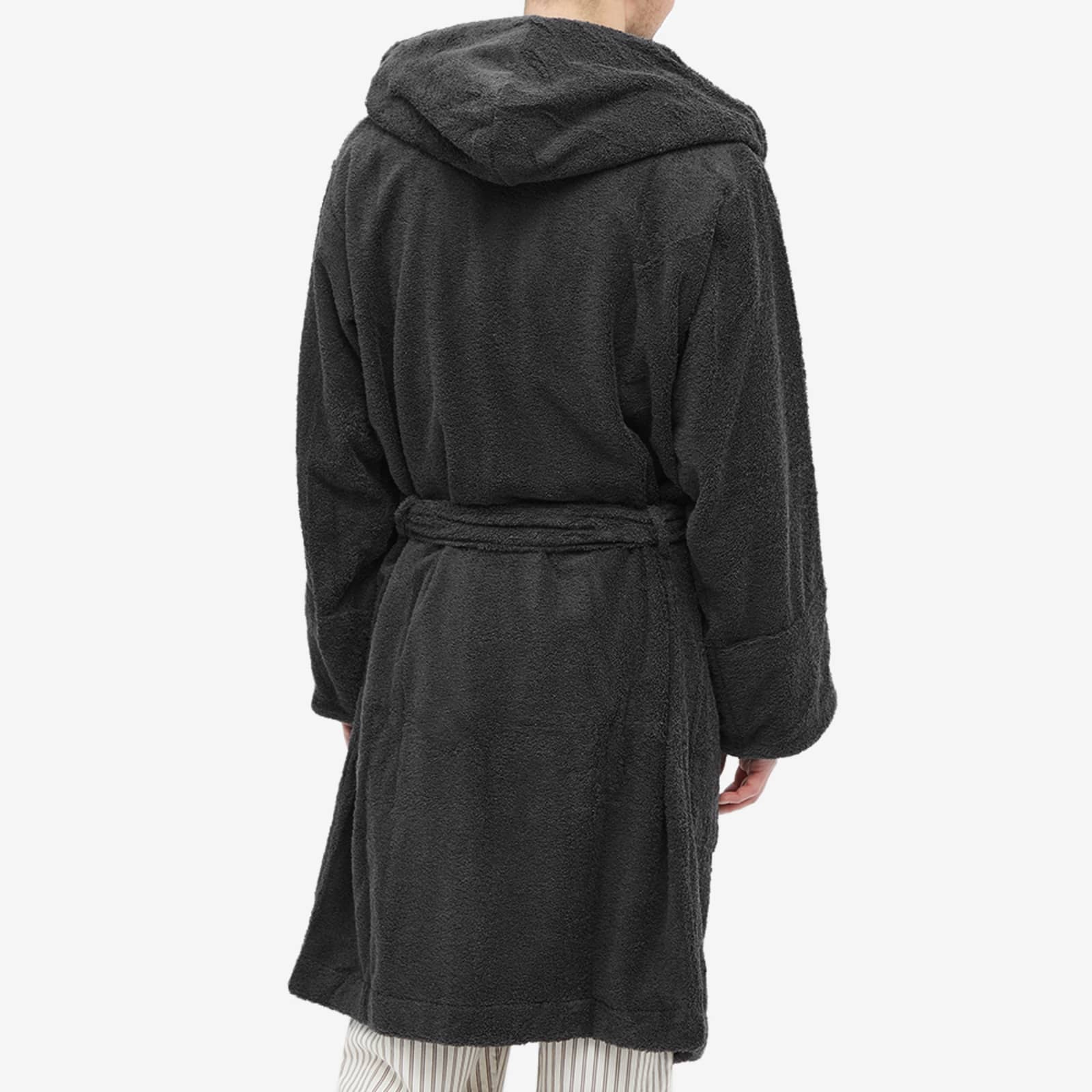 Tekla Fabrics Terry Bathrobe Ash Black END. (AU)