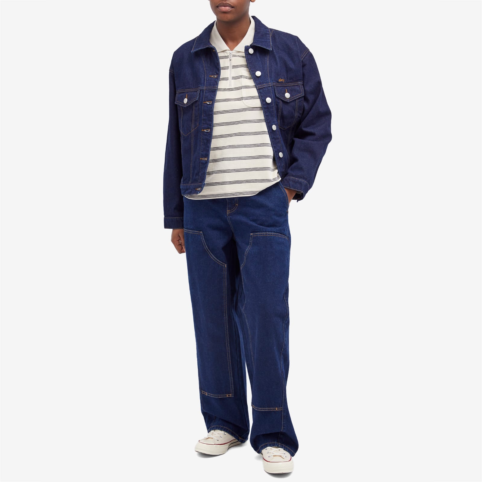 Obey Leah Baggy Denim Jeans - Rinse