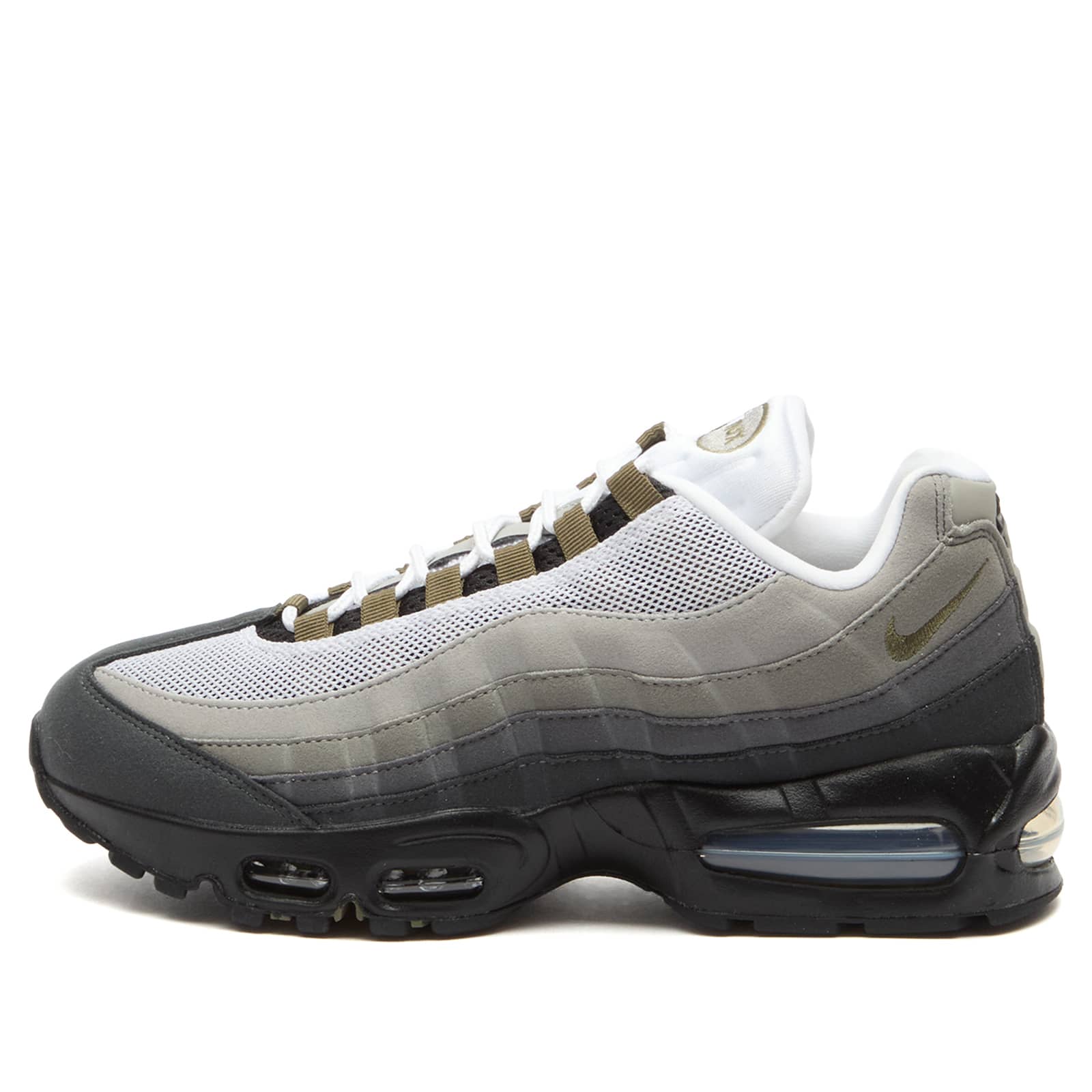 Nike Air Max 95 Big Bubble Sneaker - Black, Medium Olive & Light Graphite
