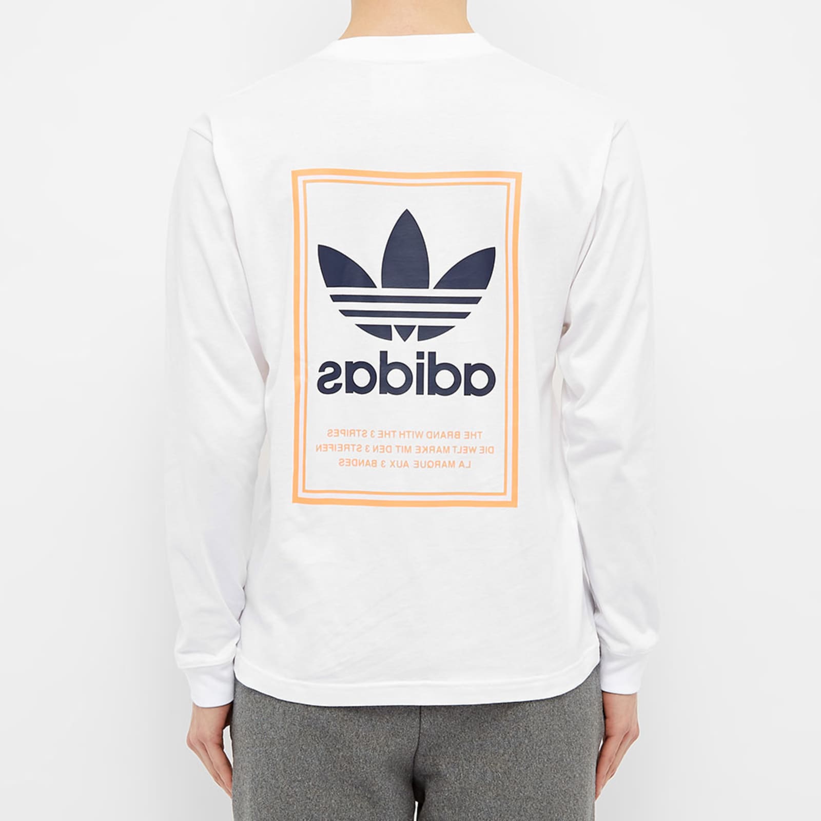 Adidas Long Sleeve Tongue Label Tee White END. (ES)