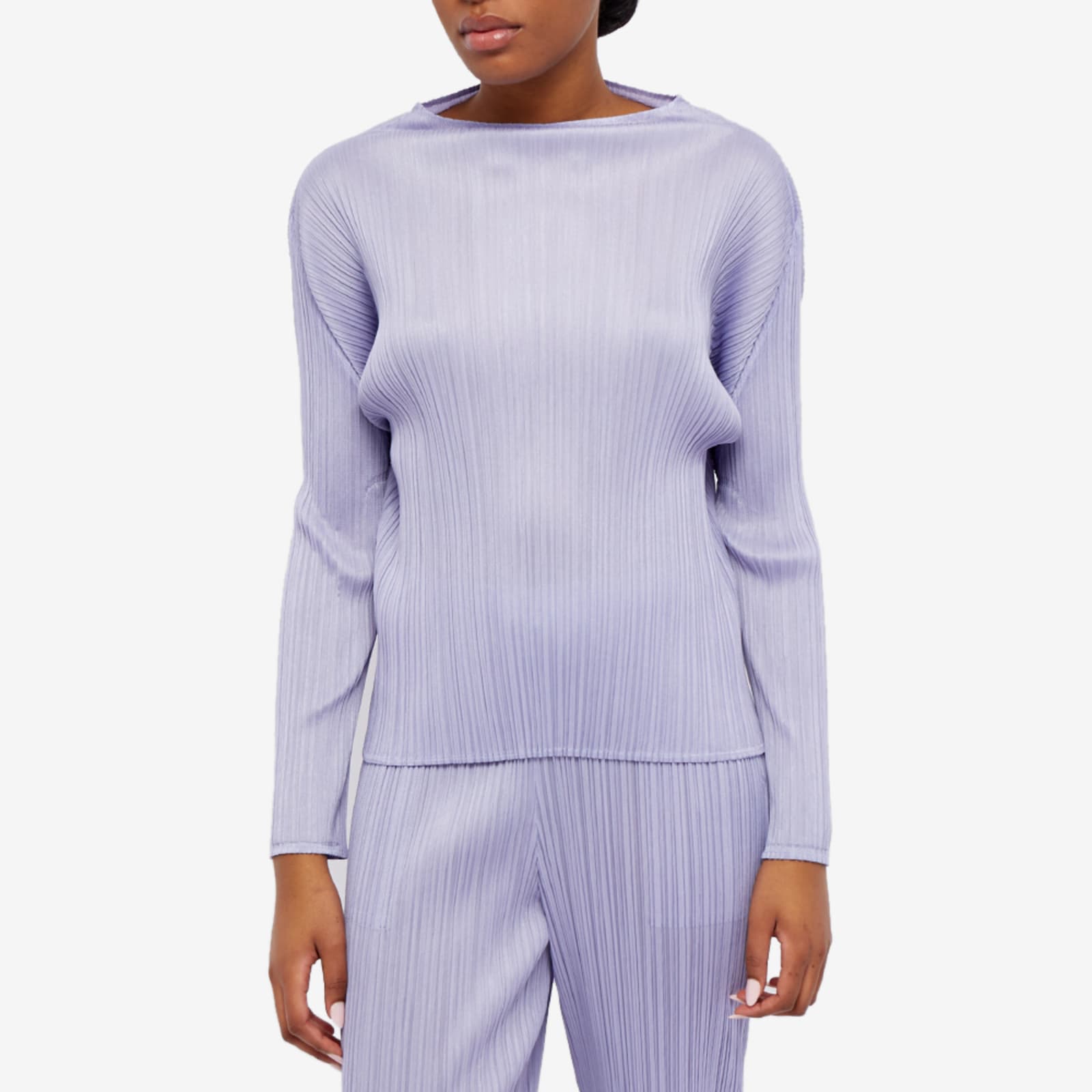 Pleats Please Issey Miyake Shirt - Pale Lavender