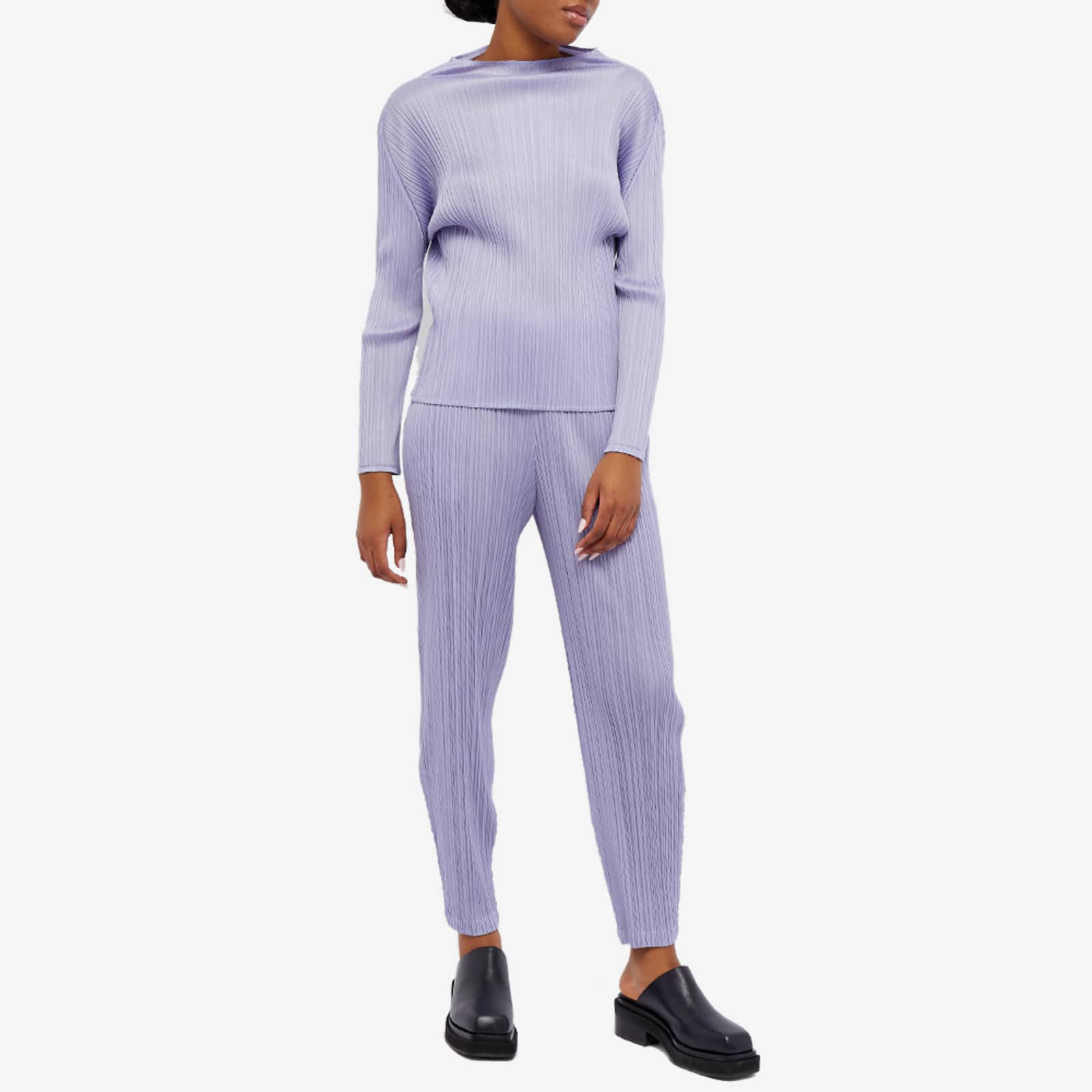 Pleats Please Issey Miyake Shirt - Pale Lavender