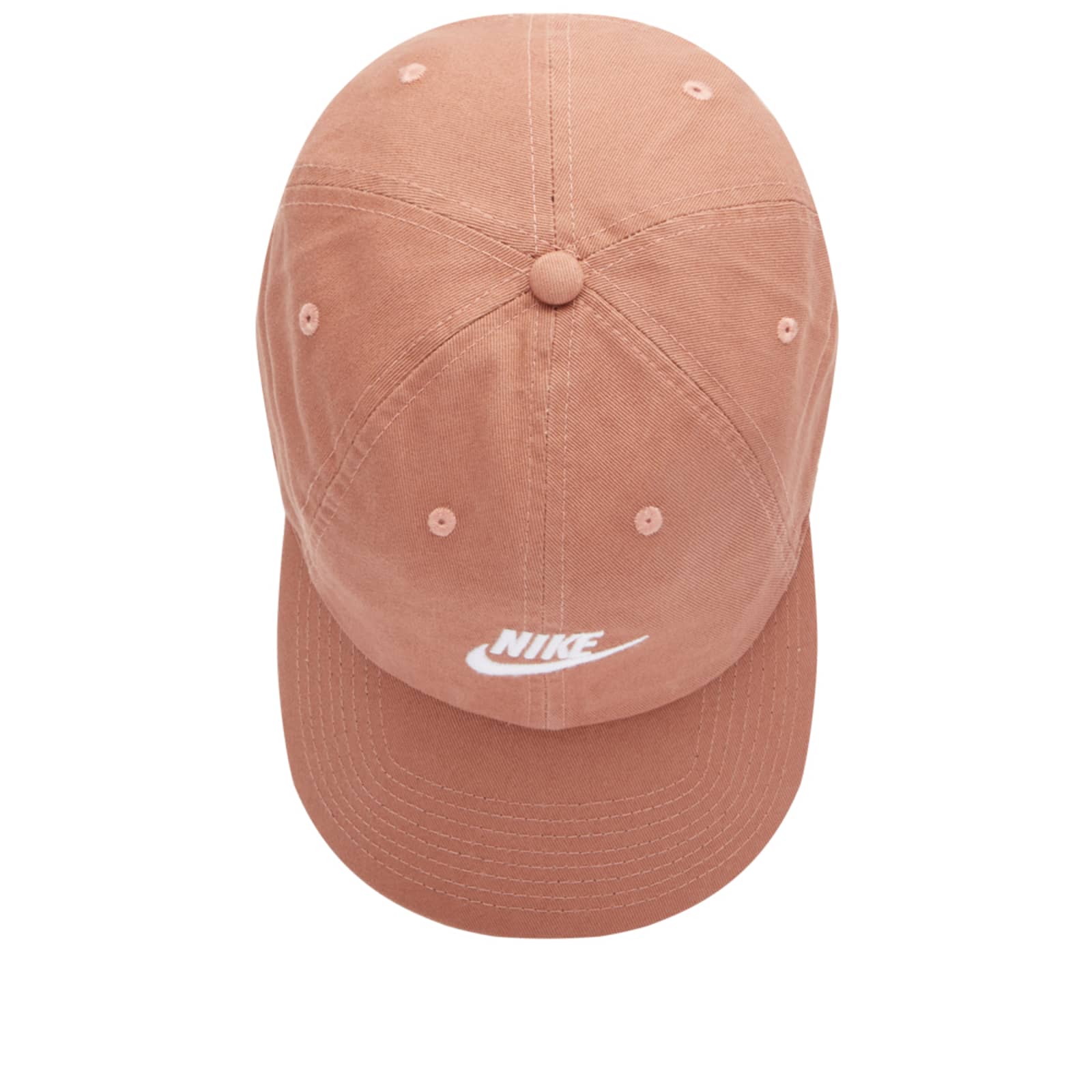 Nike H86 Futura Washed Cap - Mineral Clay/White