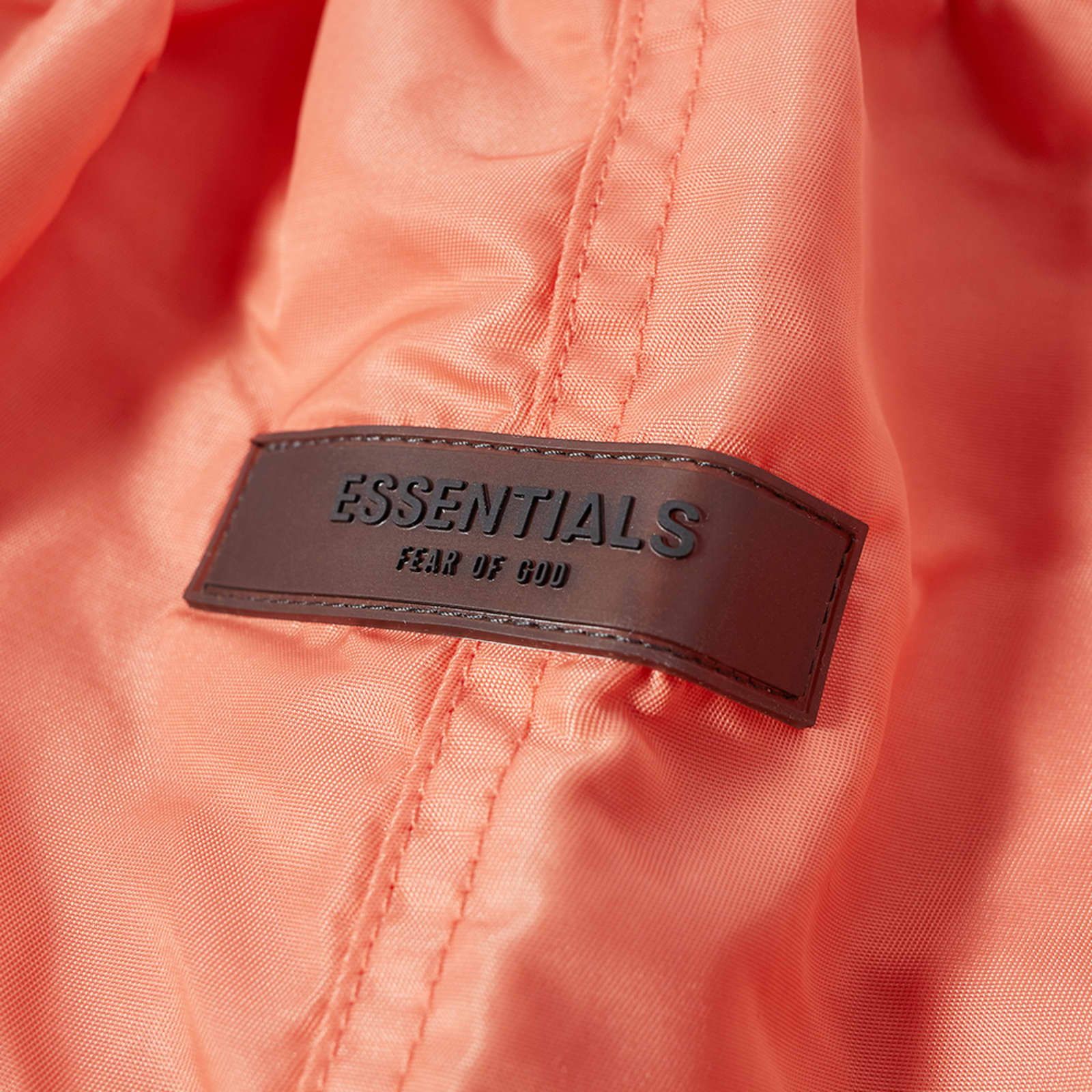 Fear of God ESSENTIALS Logo Running Shorts - Coral