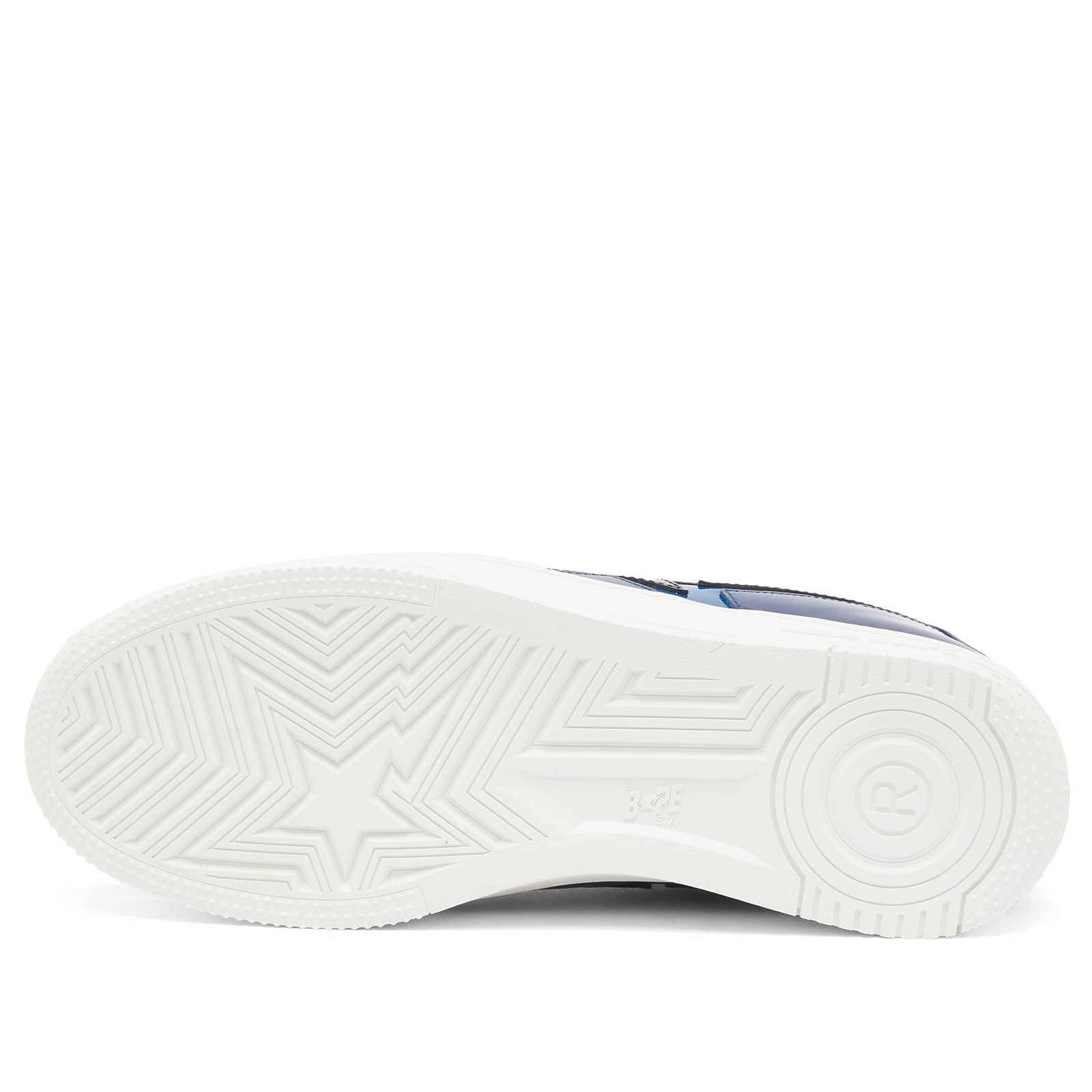 A Bathing Ape Patent Bape Sta Icon Sneaker - Navy