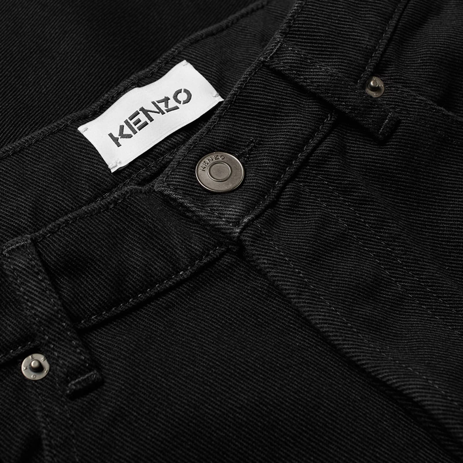 Kenzo Regular Fit Jeans Black | END.