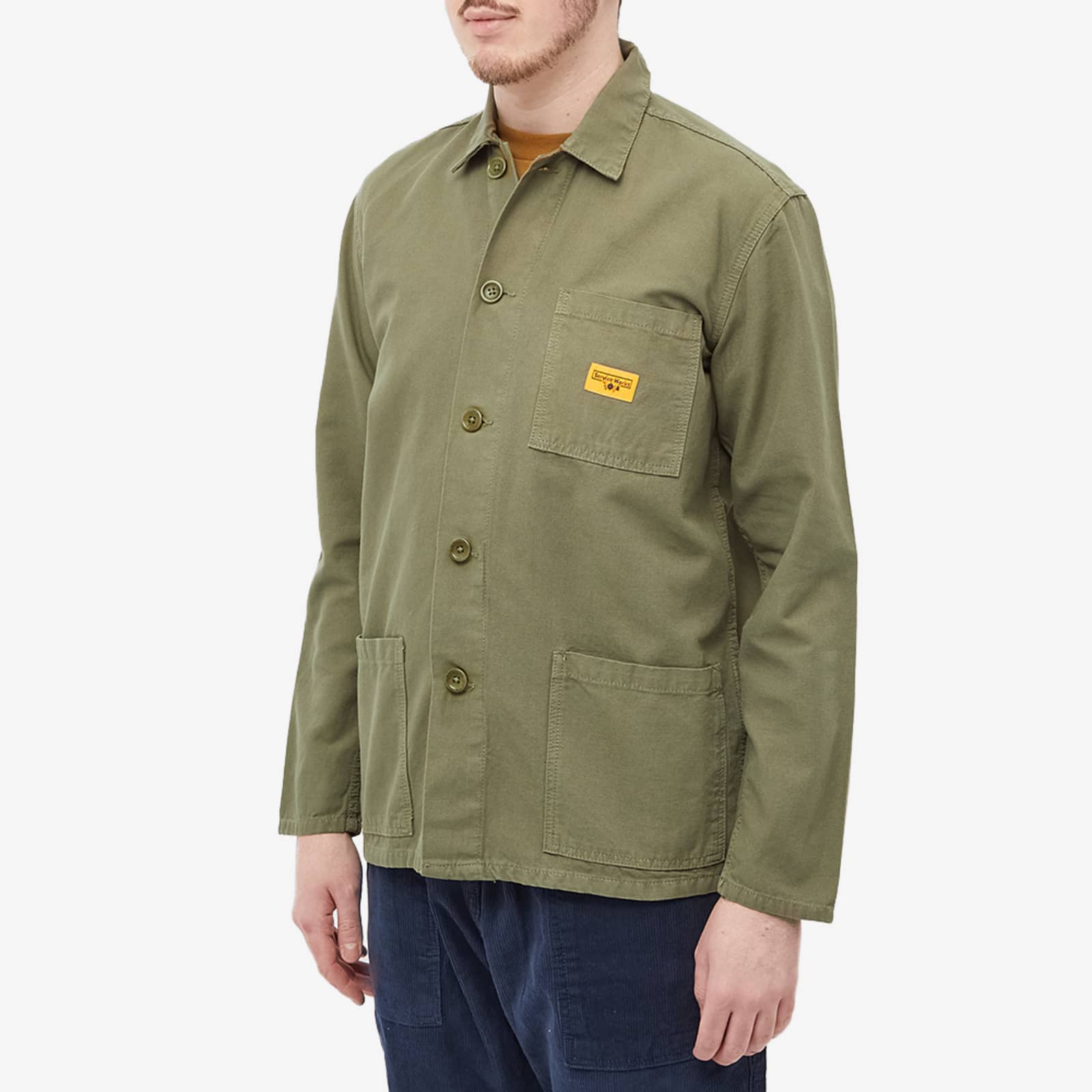 Service Works Canvas Coverall Jacket Olive END. (GB)