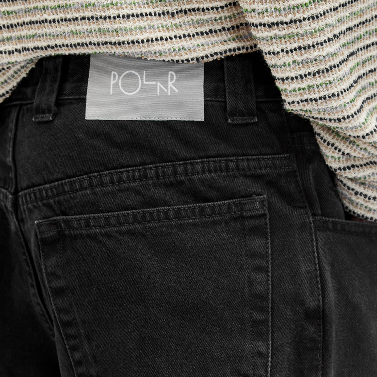 Polar Skate Co. 93! Denim Jeans Pitch Black | END. (GB)