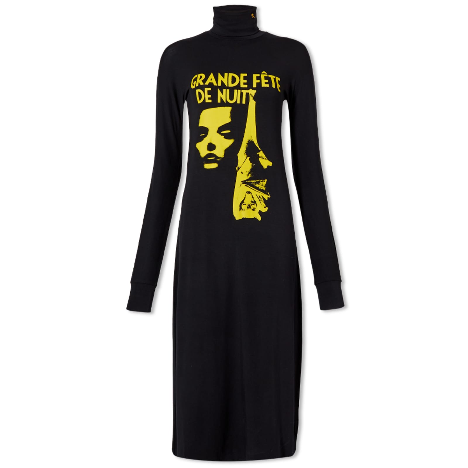 Raf Simons High Neck Dress - Black