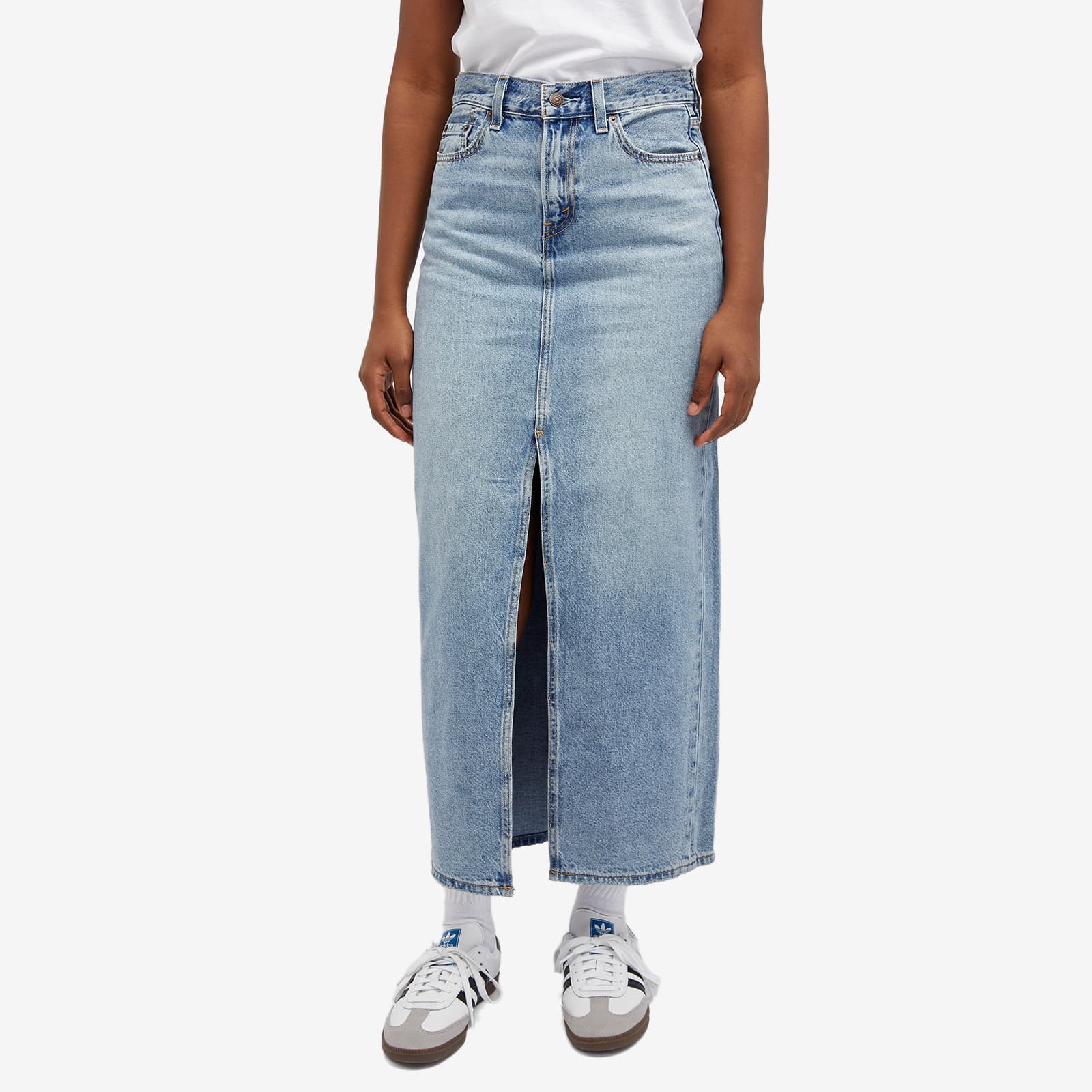 Levis Vintage Clothing Ankle Column Skirt