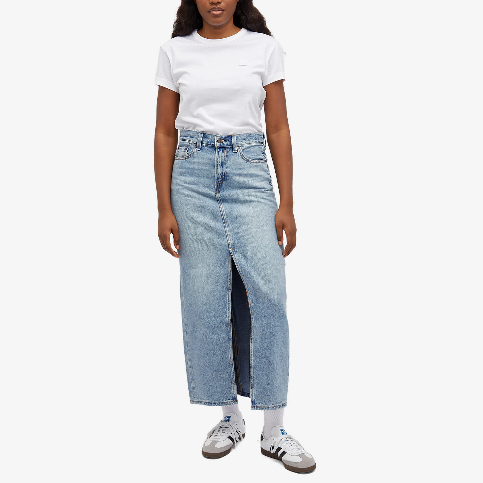 Levis Vintage Clothing Ankle Column Skirt