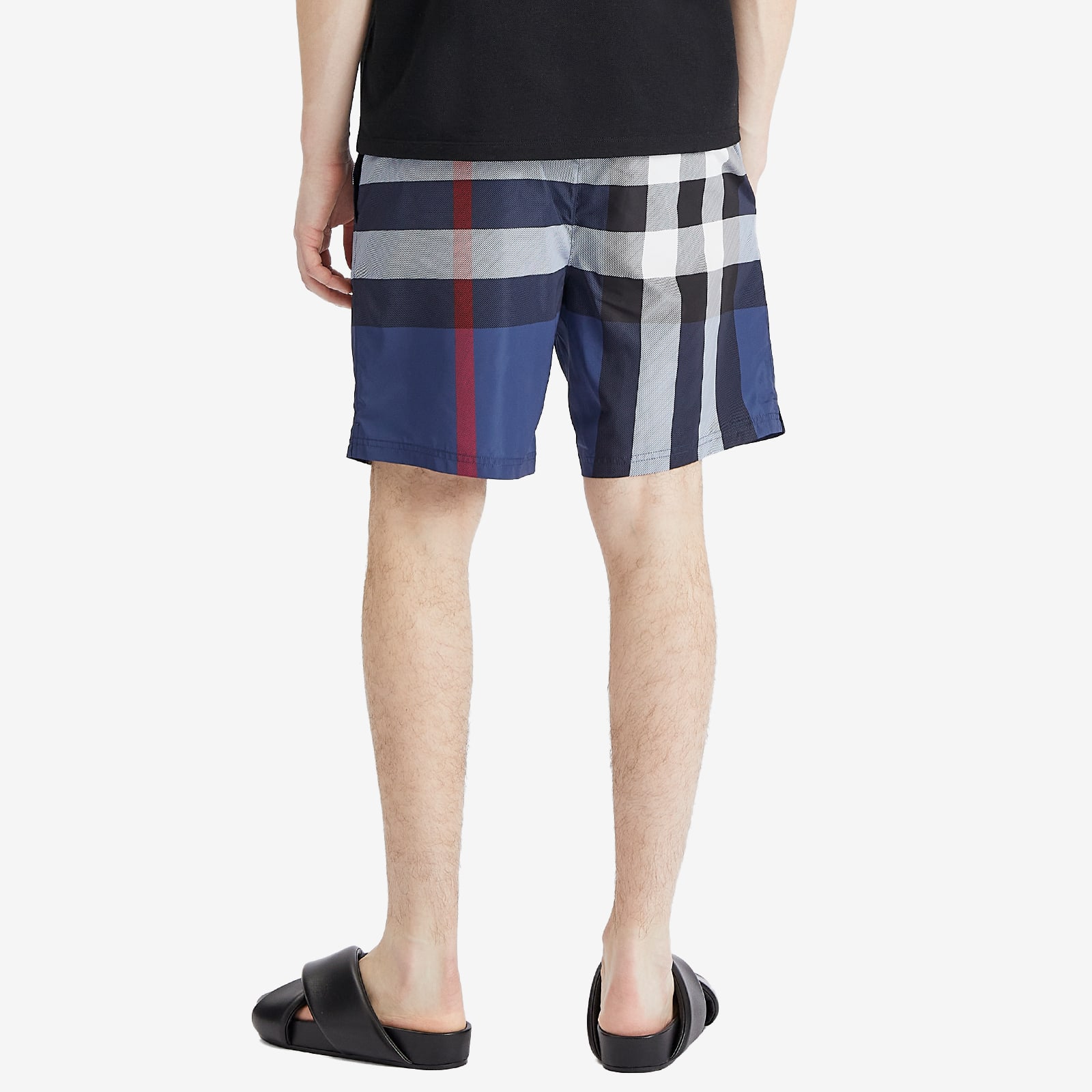 Burberry Guildes Oversize Check Swim Shorts
