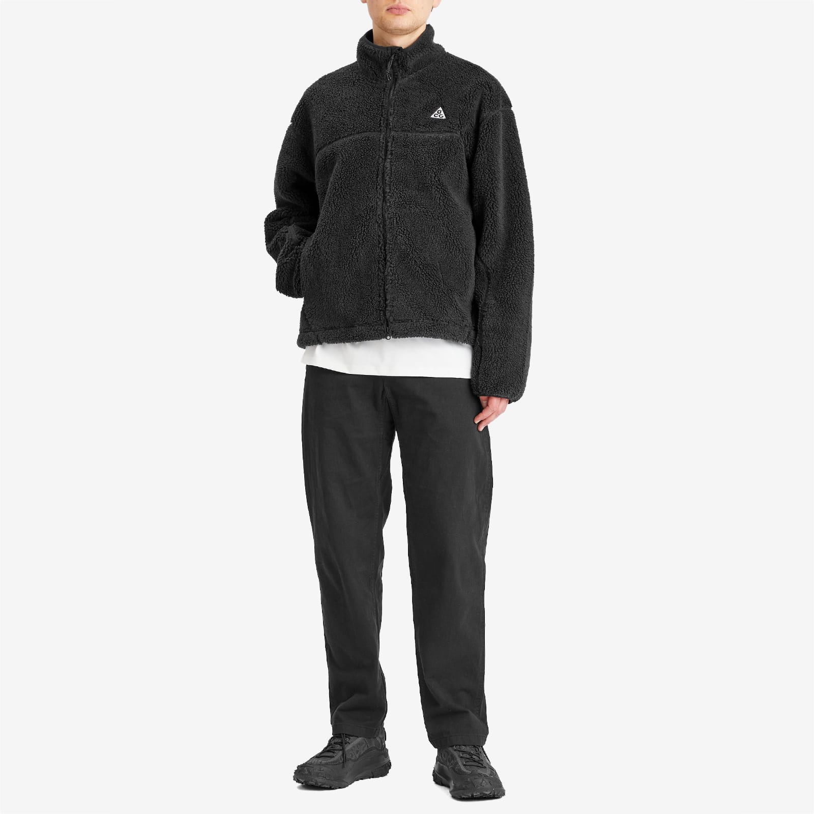 Nike Apparel ACG Canwell Glacier Windproof Jacket - Black & Summit White