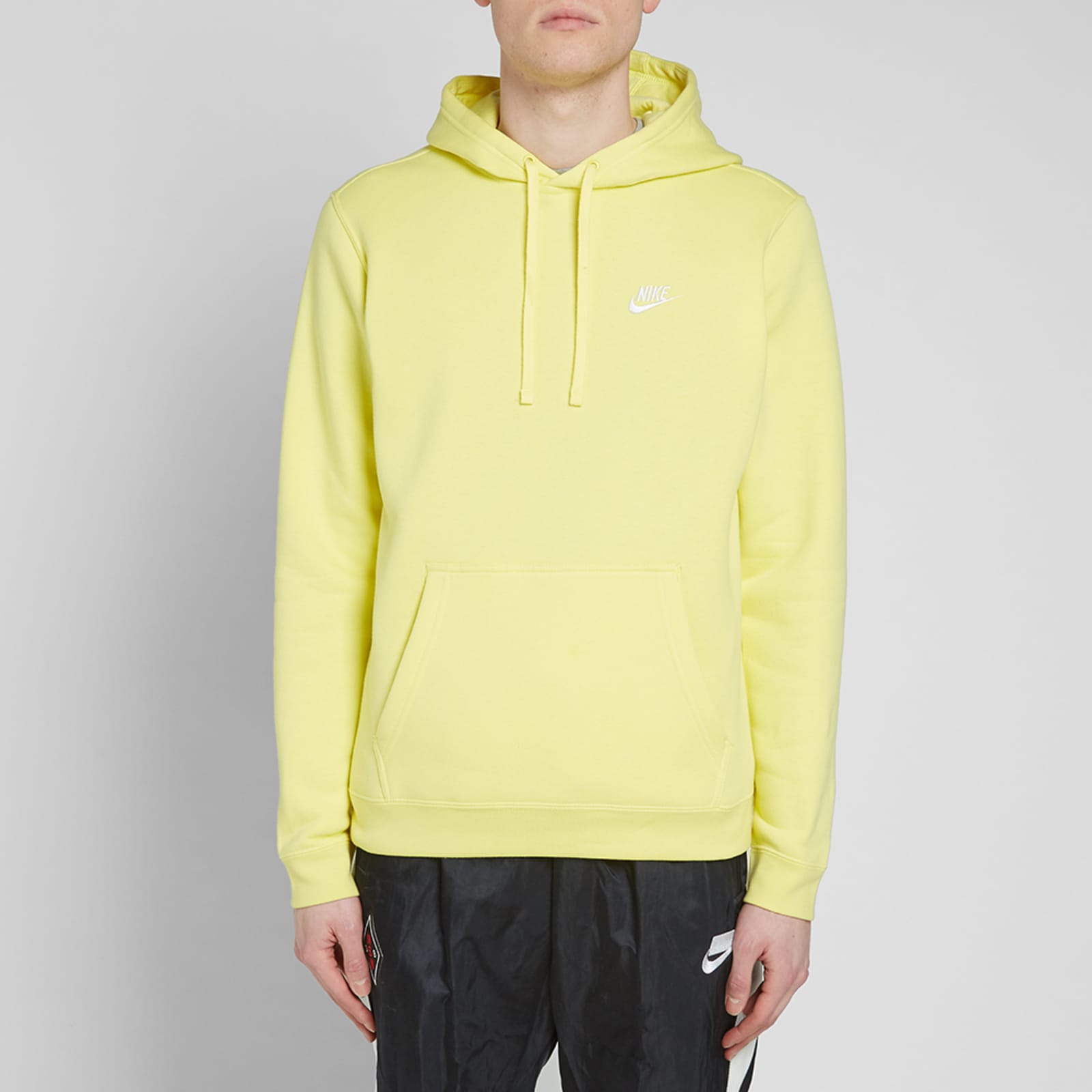 Nike pullover hoodie yellow Clearance
