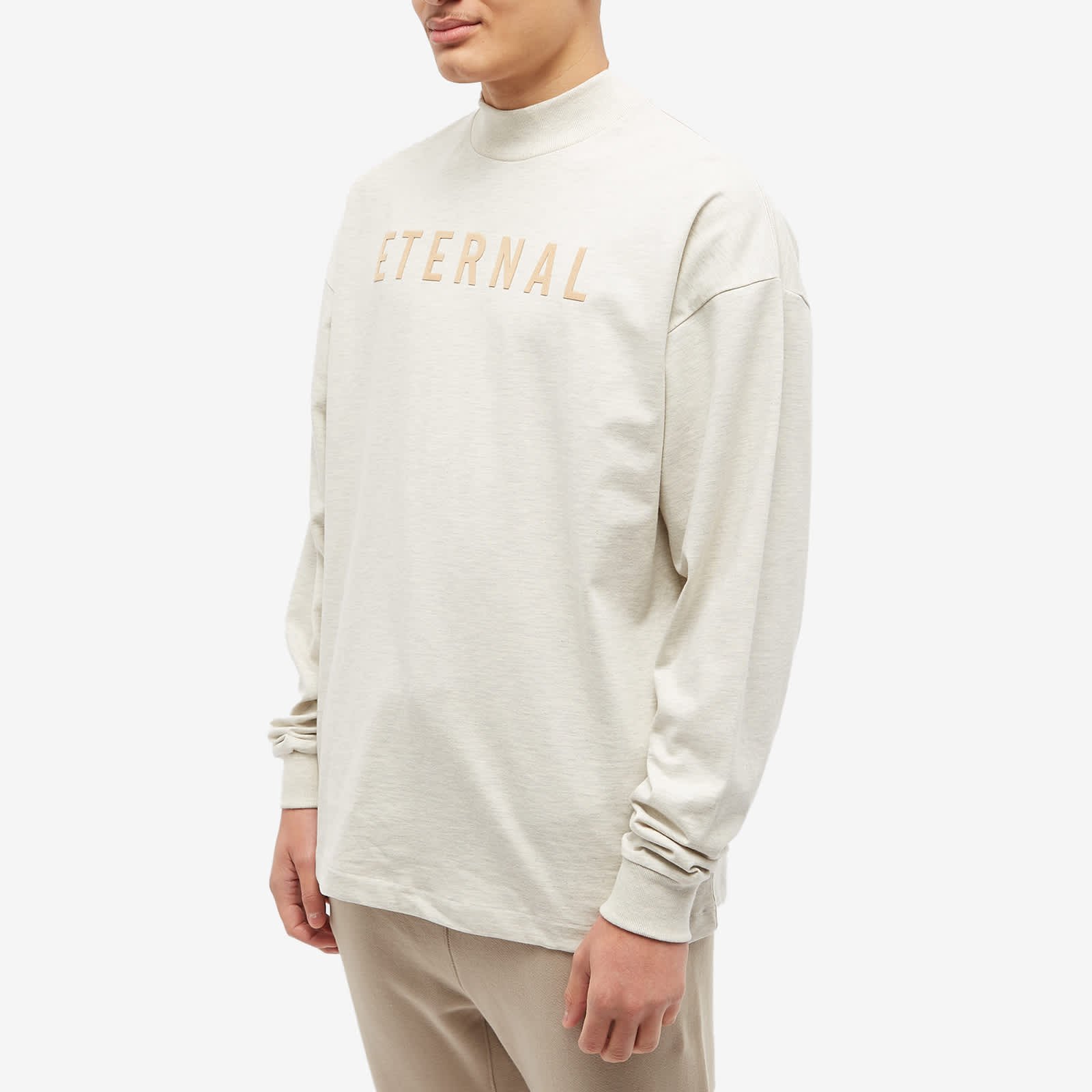 Fear of God Long Sleeve Eternal Cotton TShirt Warm Heather Oatmeal END.