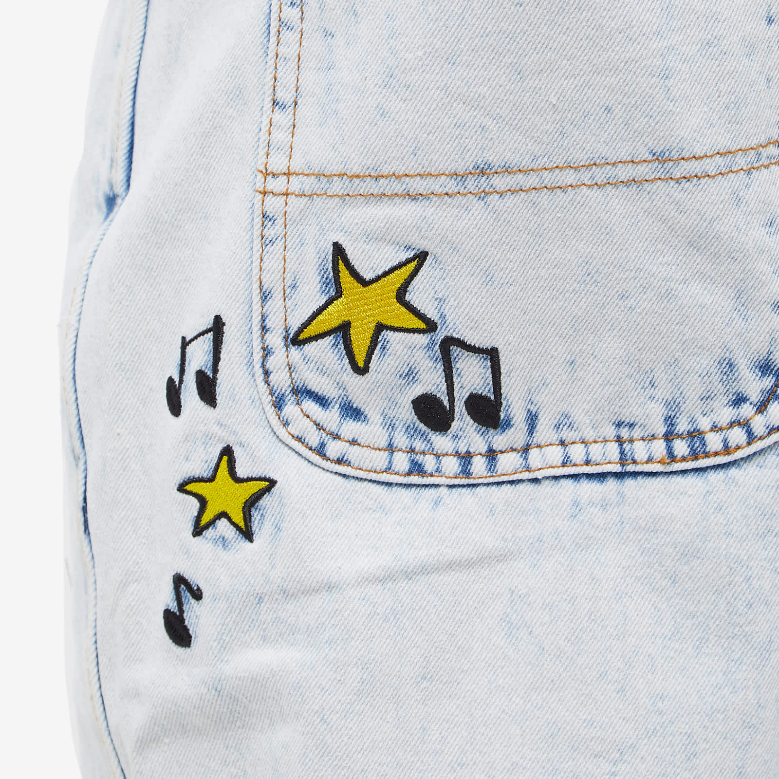 Butter Goods x The Smurfs Harmony Denim Pant Bleach Dye Indigo END. (AU)