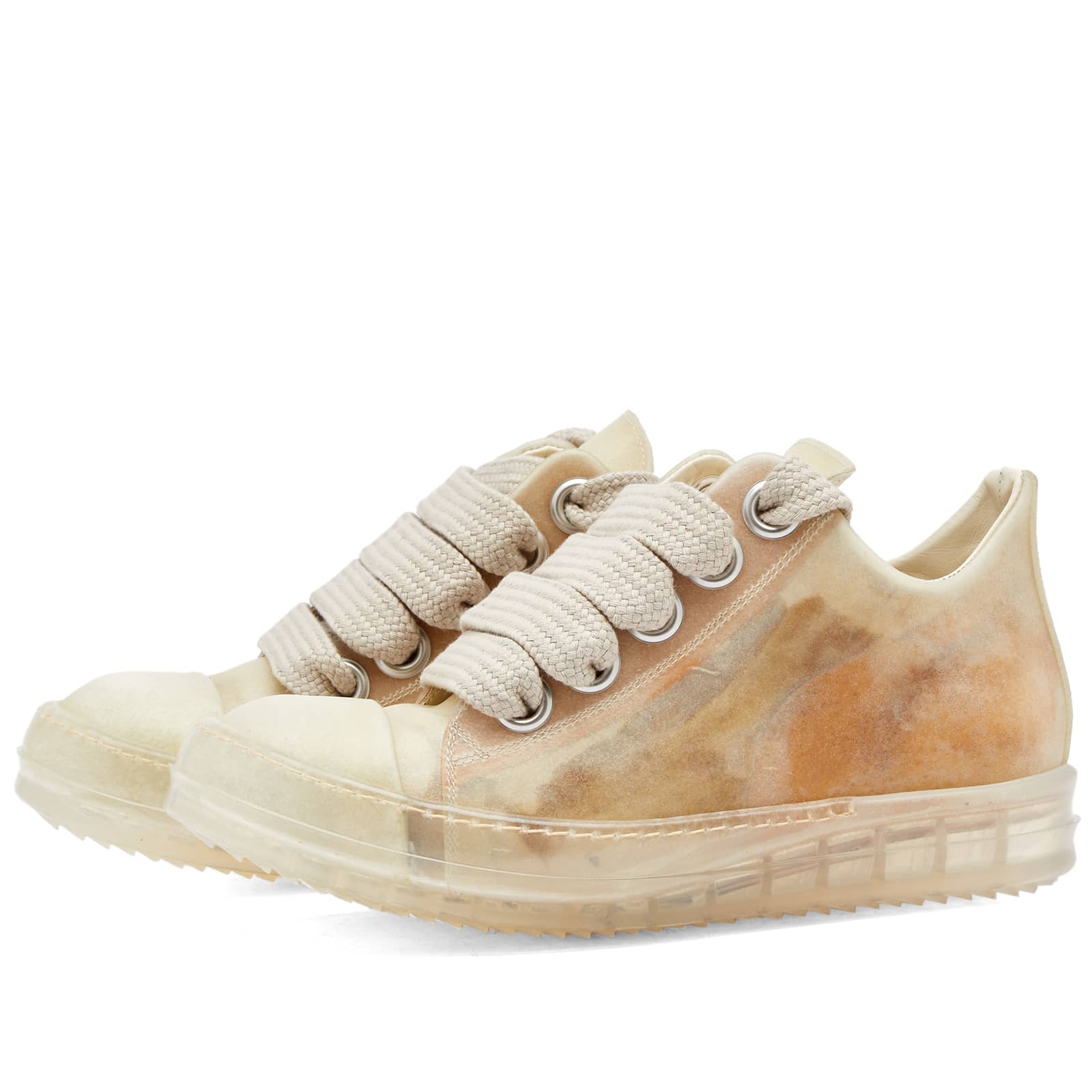 Rick Owens Low Sneaker Natural & Clear END. (US)
