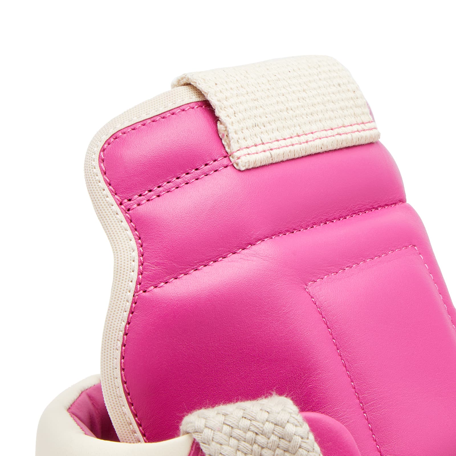 Rick Owens Geobasket Sneaker - Hot Pink & Milk