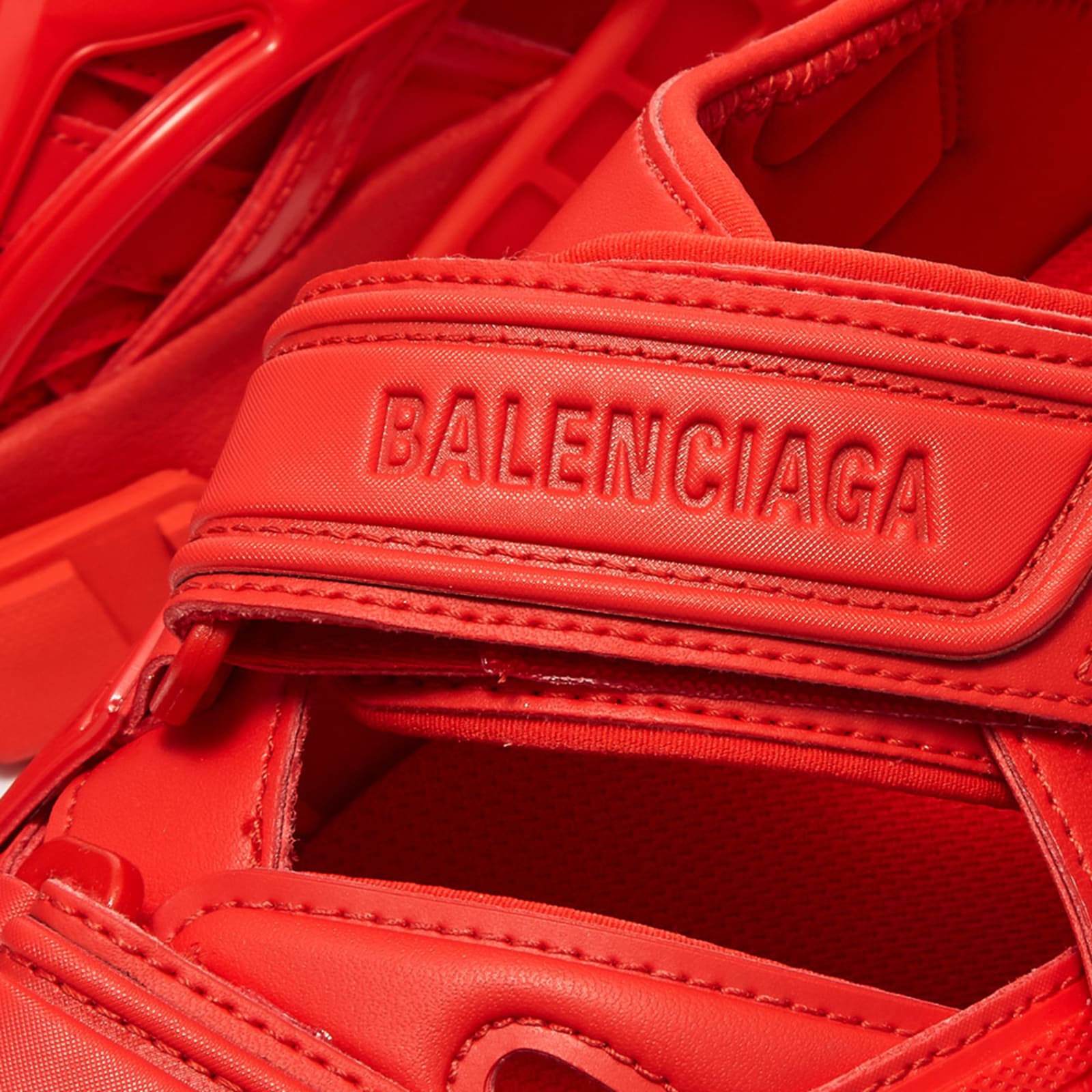 Balenciaga Track Sandal - Full Red