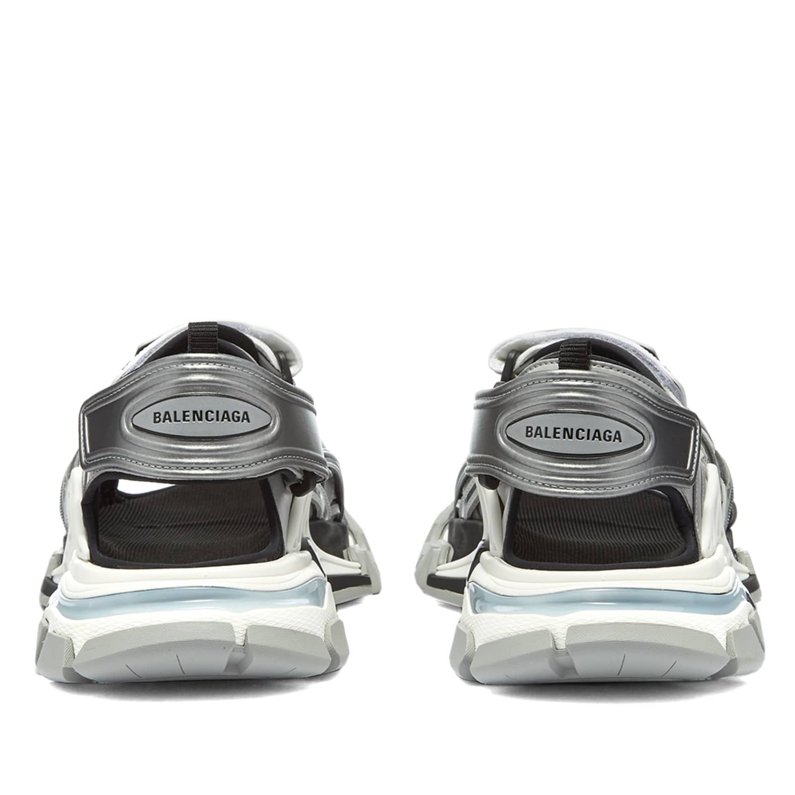 Balenciaga Track Sandal - Grey, White & Black