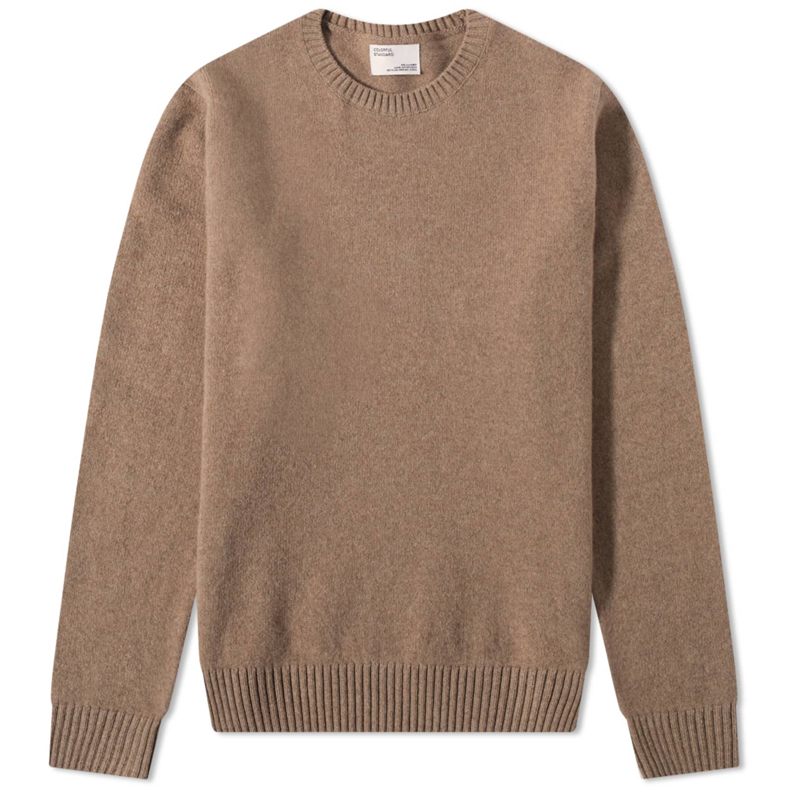 Colorful Standard Merino Wool Crew Knit - Warm Taupe