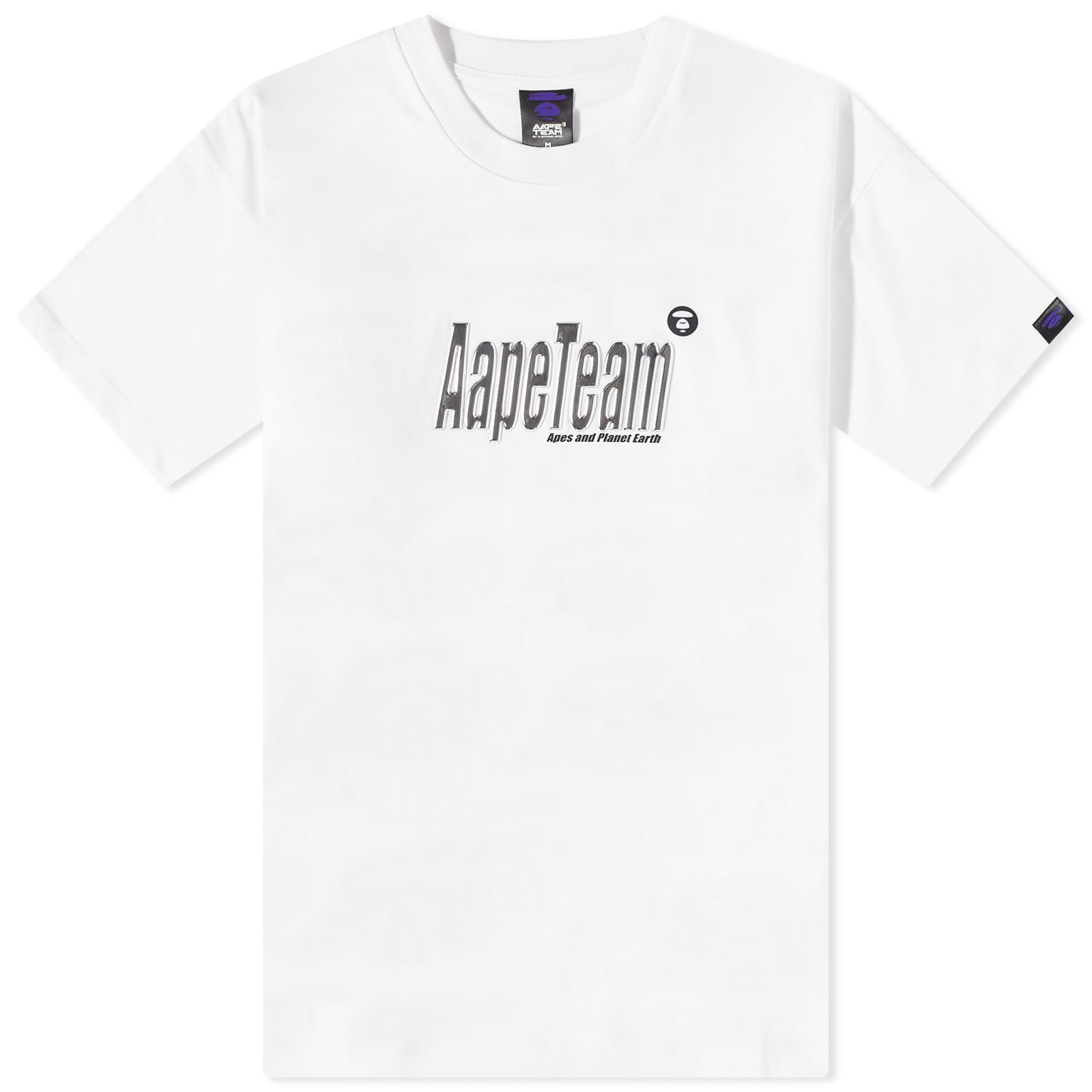 AAPE Metaverse Team T-Shirt White | END.