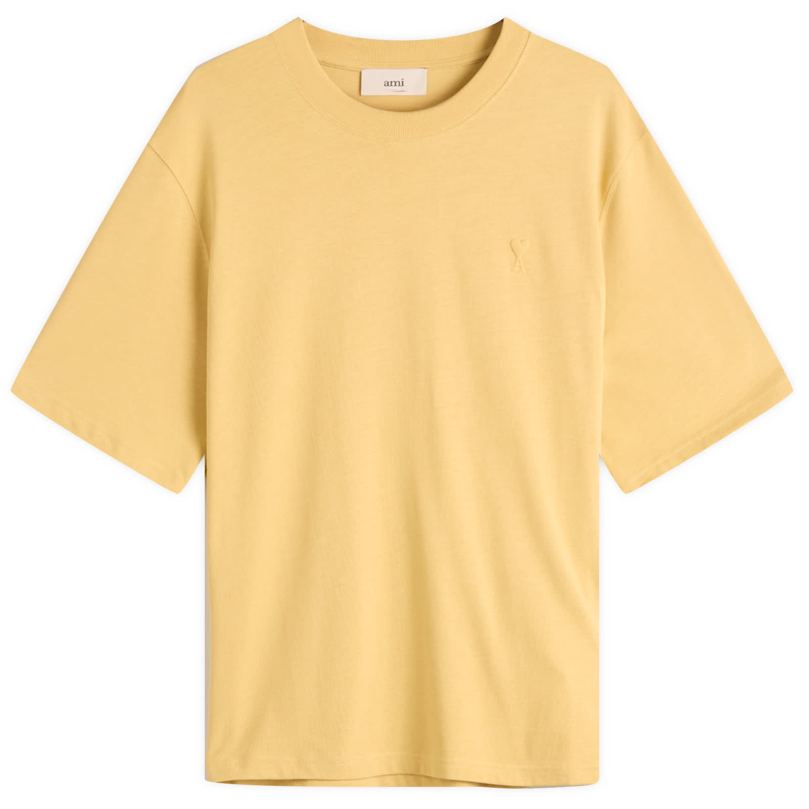 AMI Paris Thick Jersey Tshirt ADC - Anis