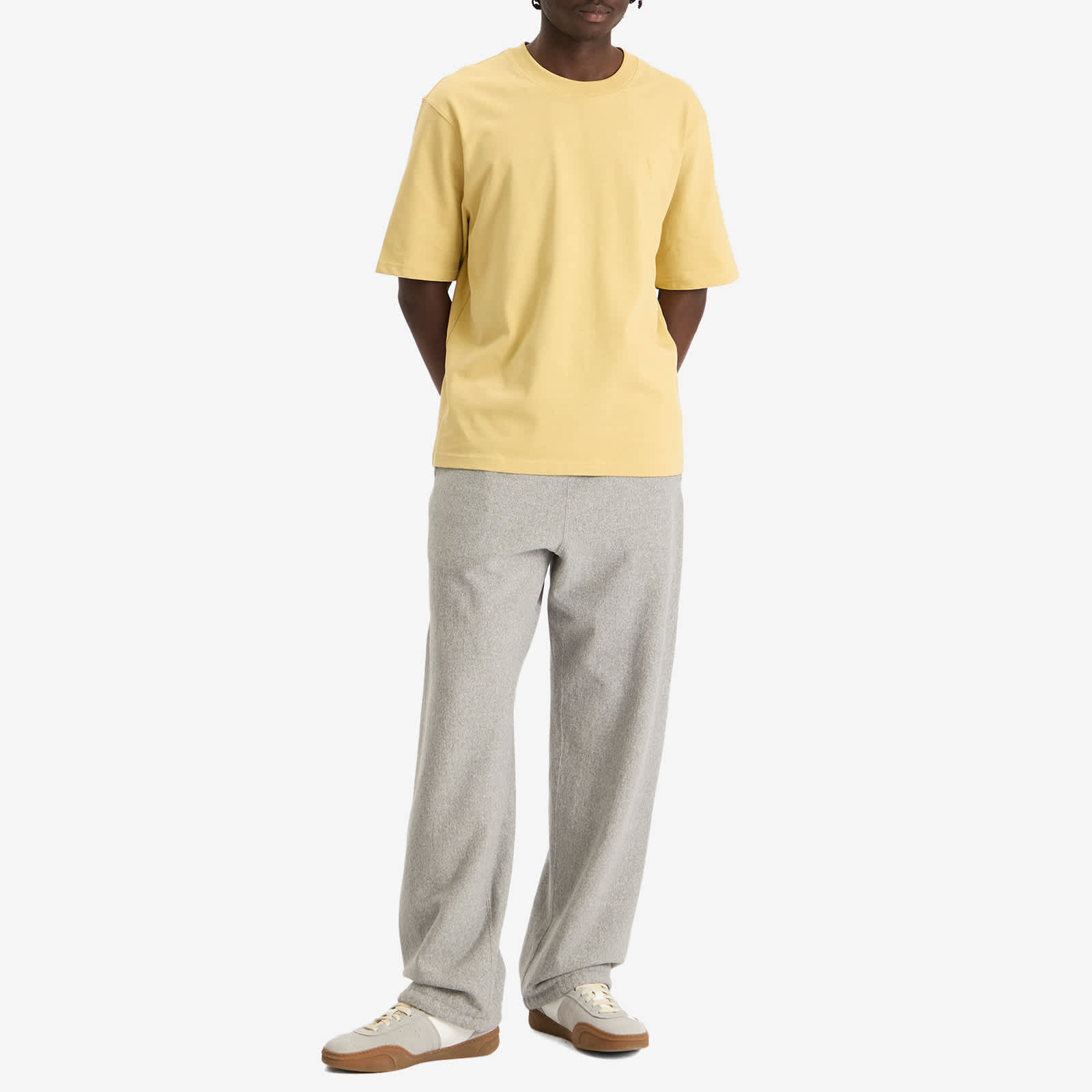 AMI Paris Thick Jersey Tshirt ADC - Anis