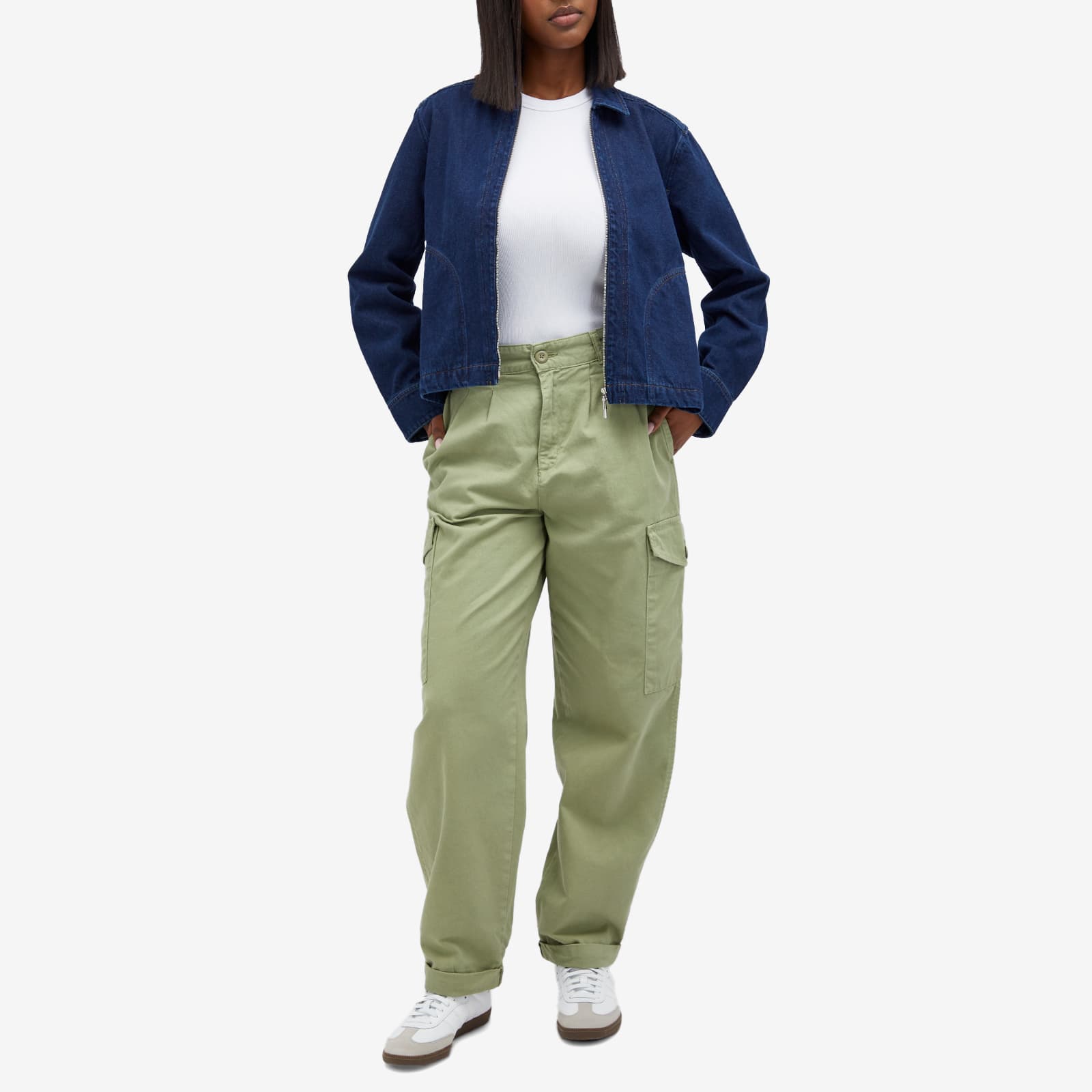 Carhartt WIP Collins Trouers - Misty Green