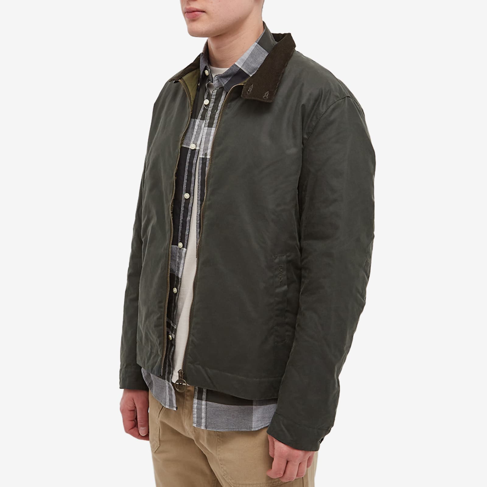 Barbour Harrington Wax Jacket Sage/Classic END. (CN)