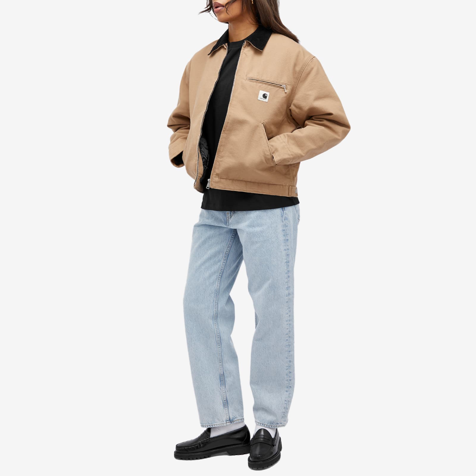 Carhartt WIP OG Detroit Jacket Peanut & Black END. (GB)