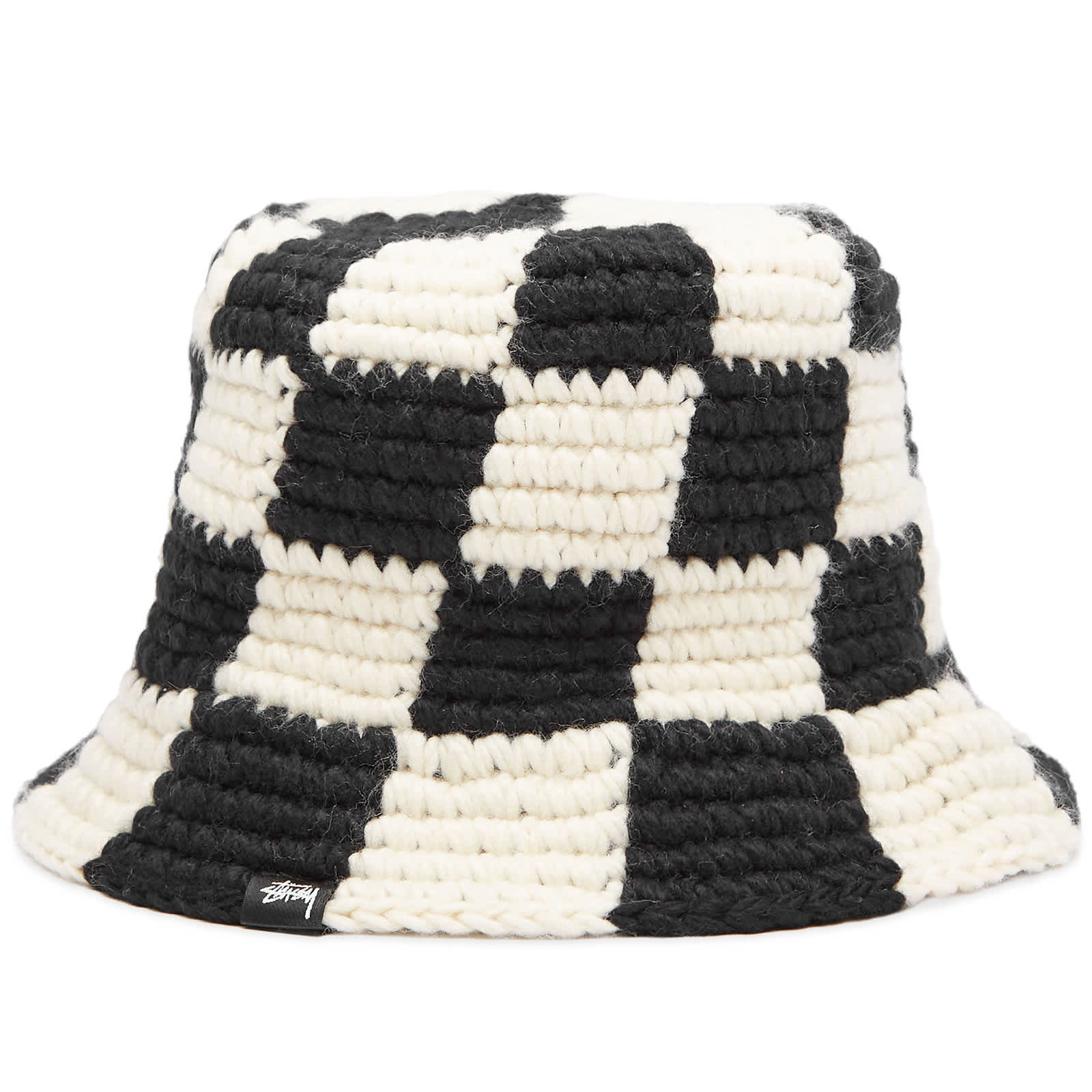 Stussy Checker Knit Bucket Hat Black END. (KR)