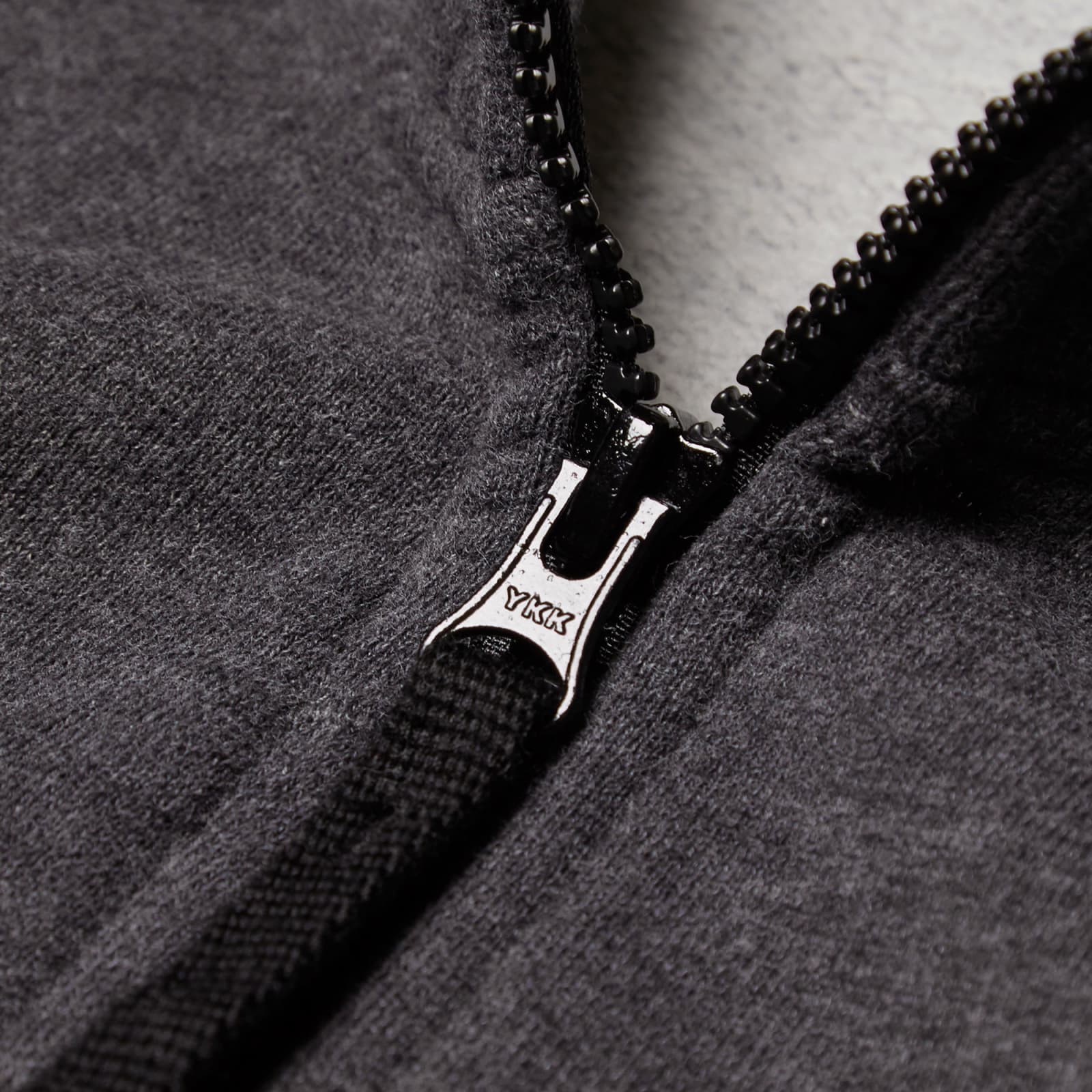 Stone Island Garment Dyed Cotton Fleece Track Top Charcoal Marl END. (US)