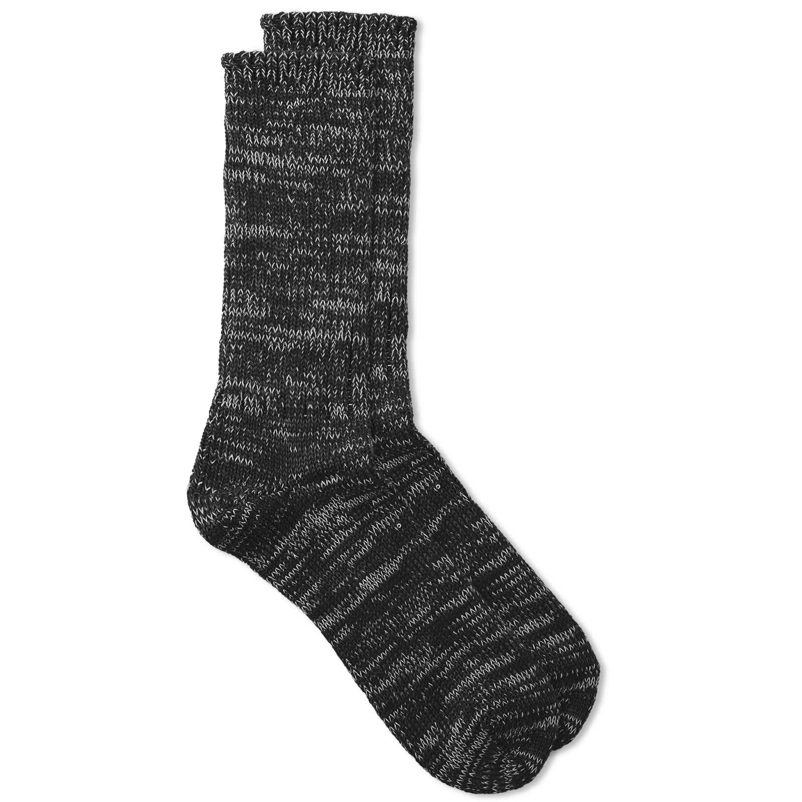 Anonymous Ism 5 Colour Mix Crew Sock Black END.